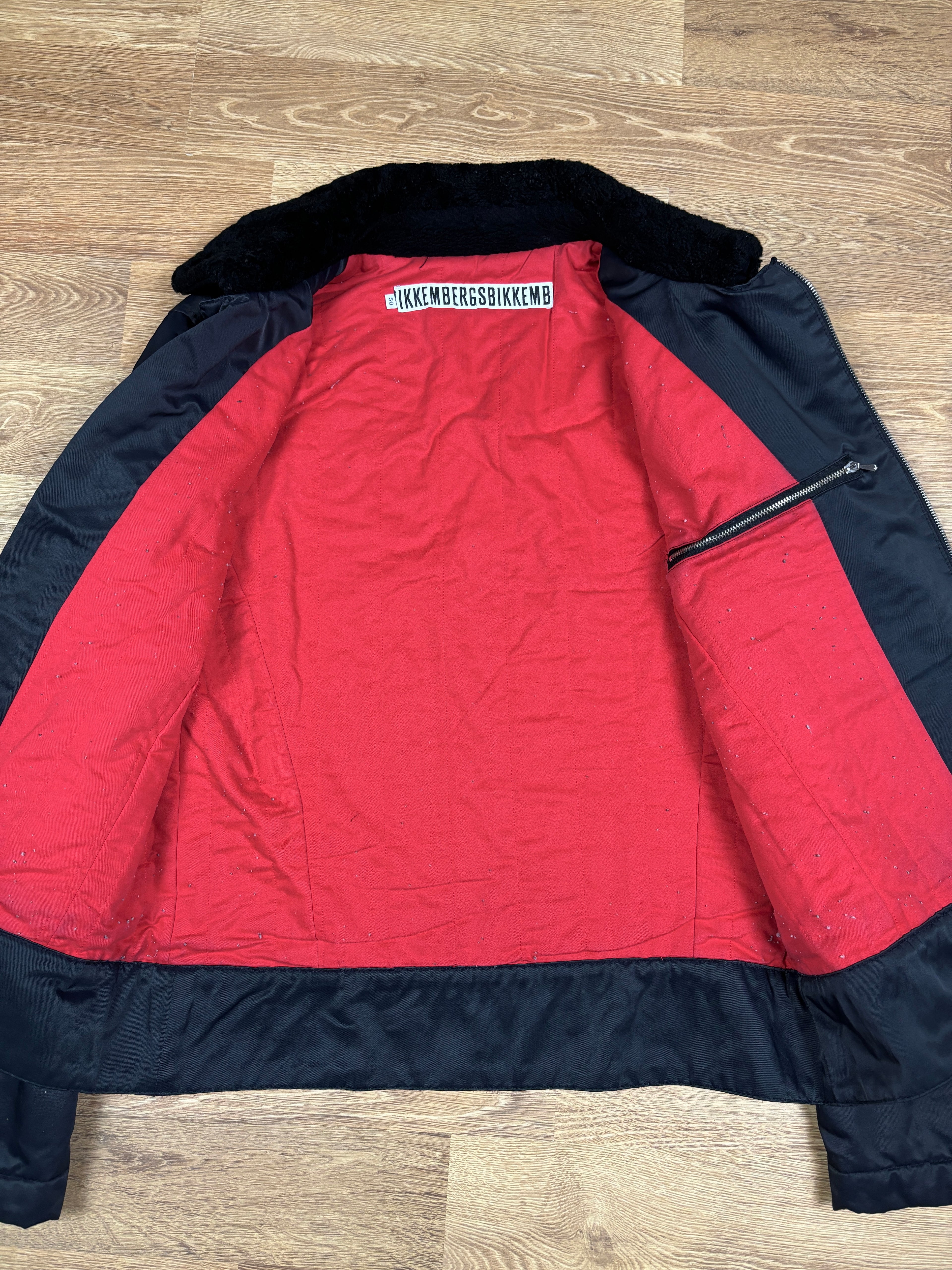 Dirk Bikkembergs Multi-Zip Nylon Bomber Jacket