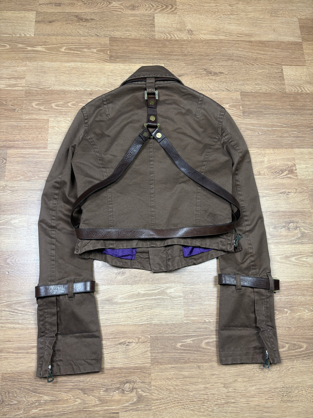 Dsquared2 AW2003 Leather Harness Bondage Jacket