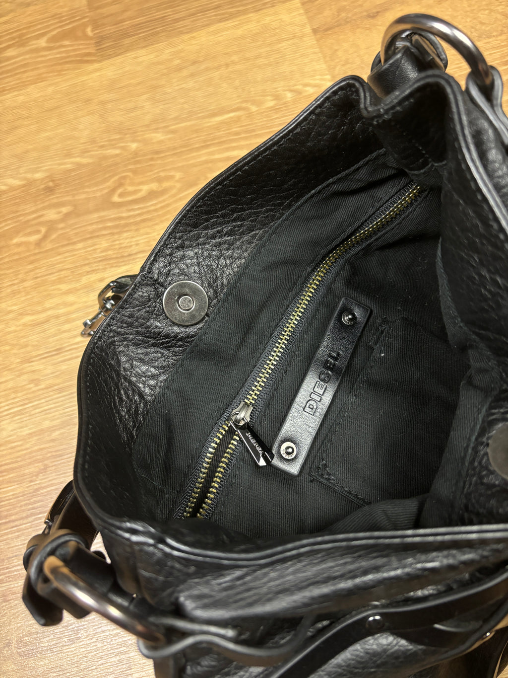 Diesel Leather Bondage Bag