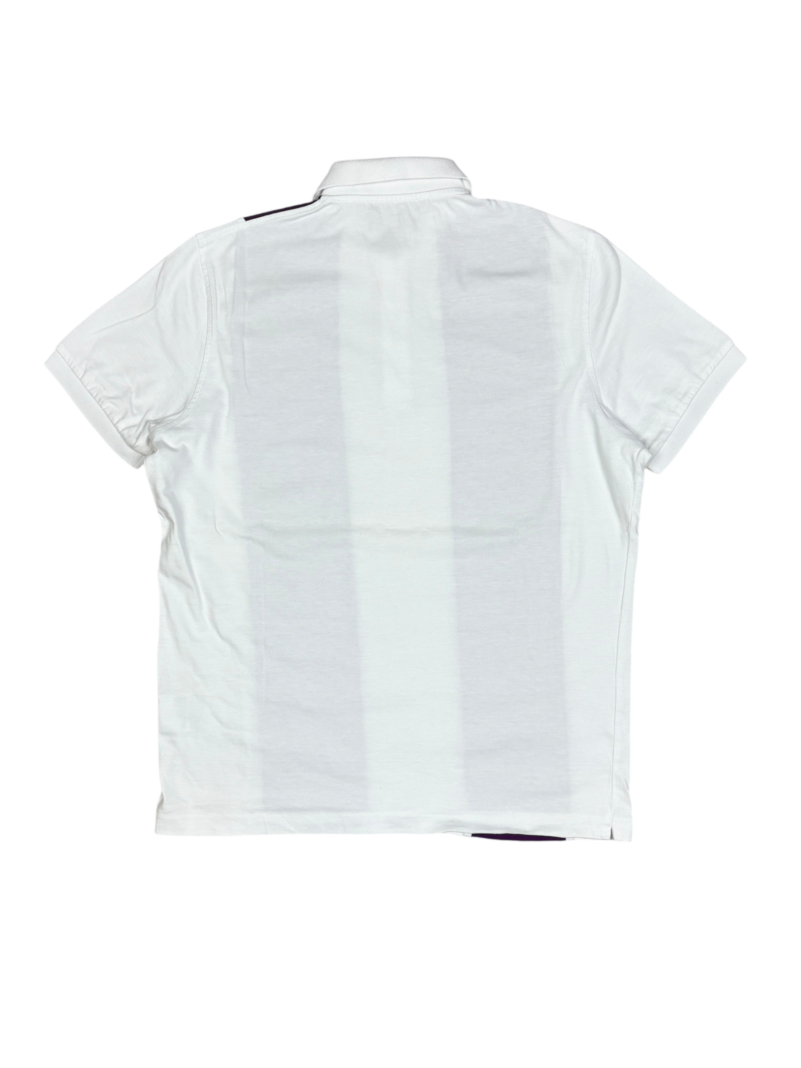 2000s Dsquared2 Purple Stripe Polo Shirt