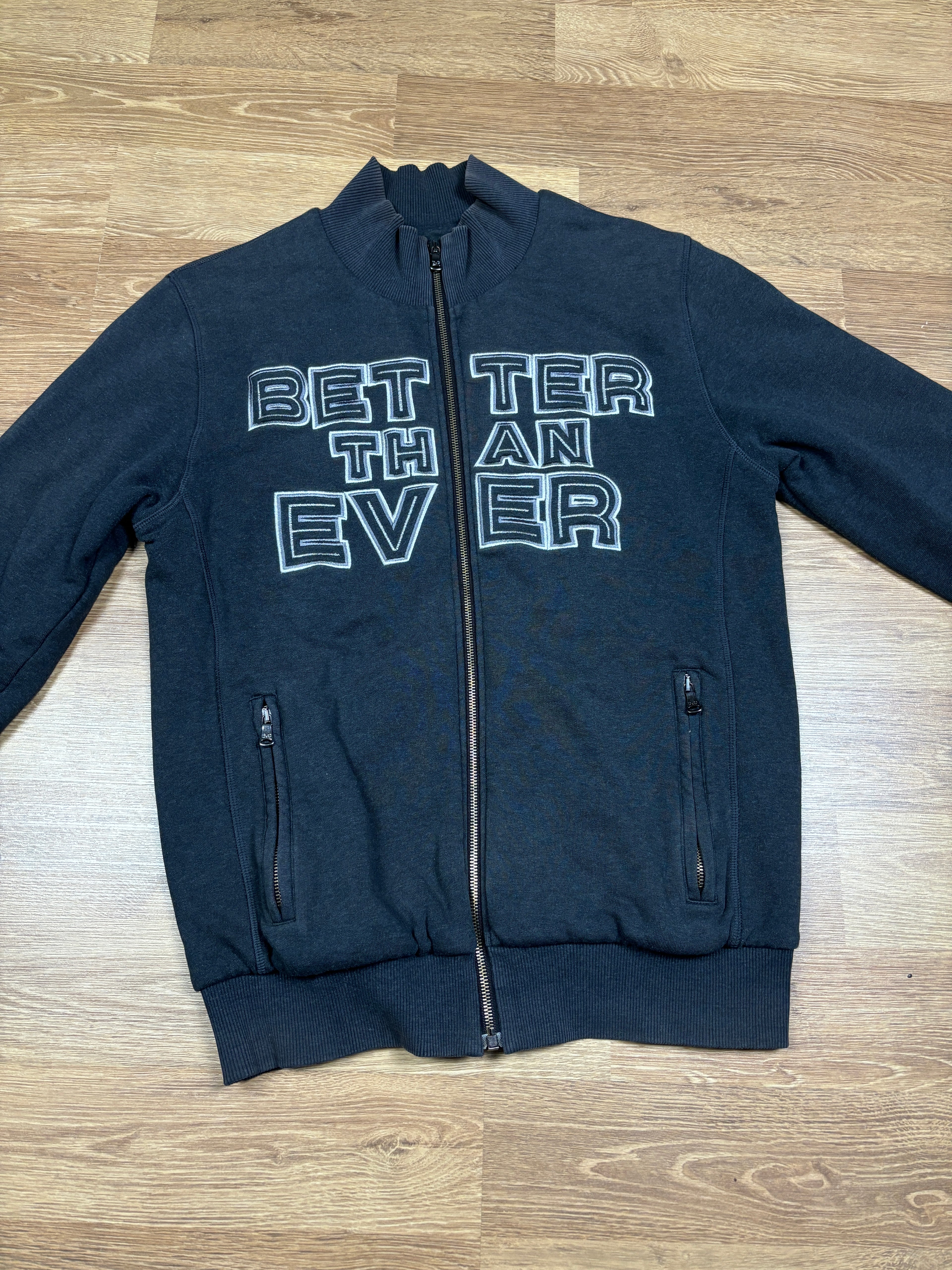 2000s D&G “Better Than Ever” Zip-Up Sweatshirt