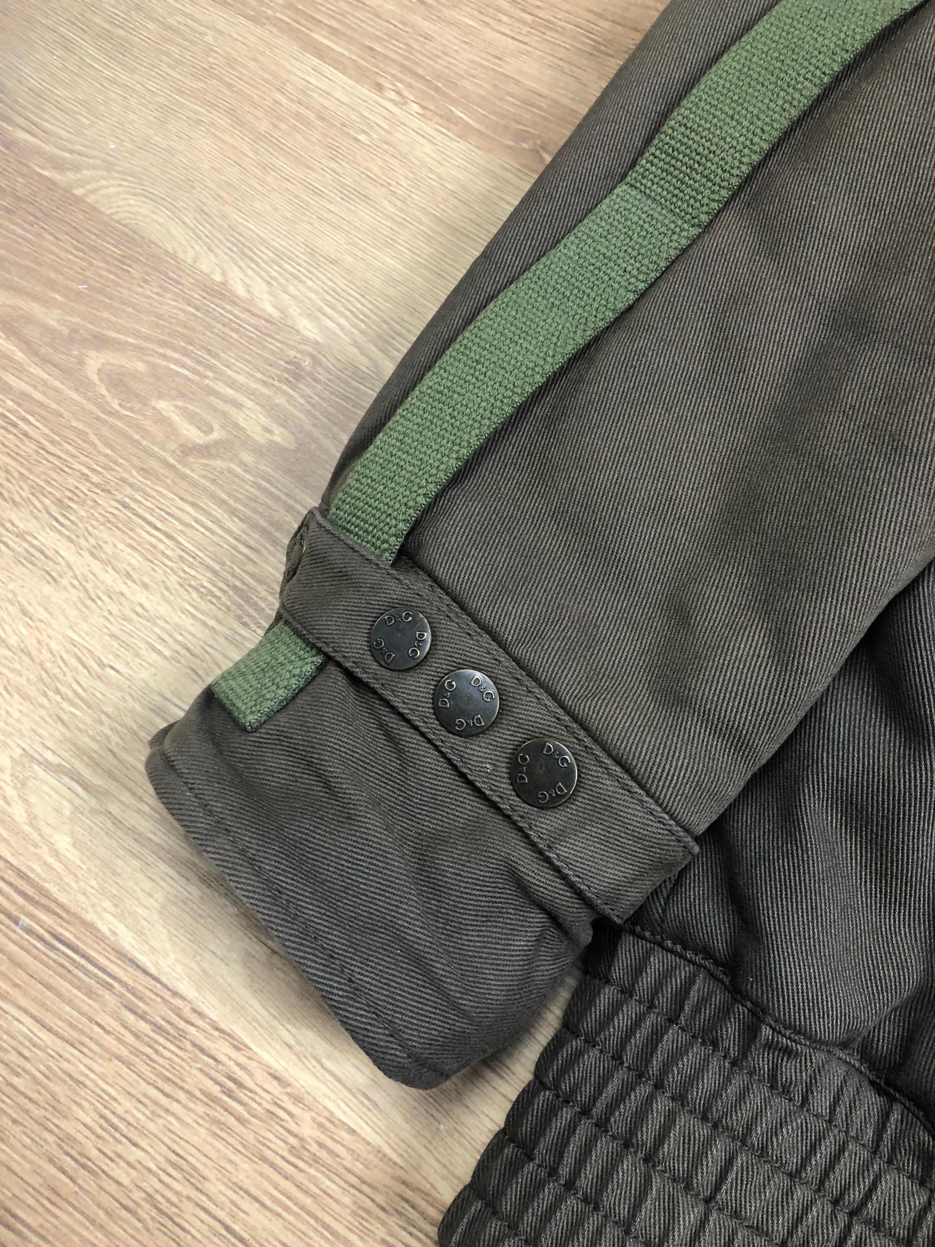Dolce & Gabbana FW2003 Heavy Cargo Bondage Jacket