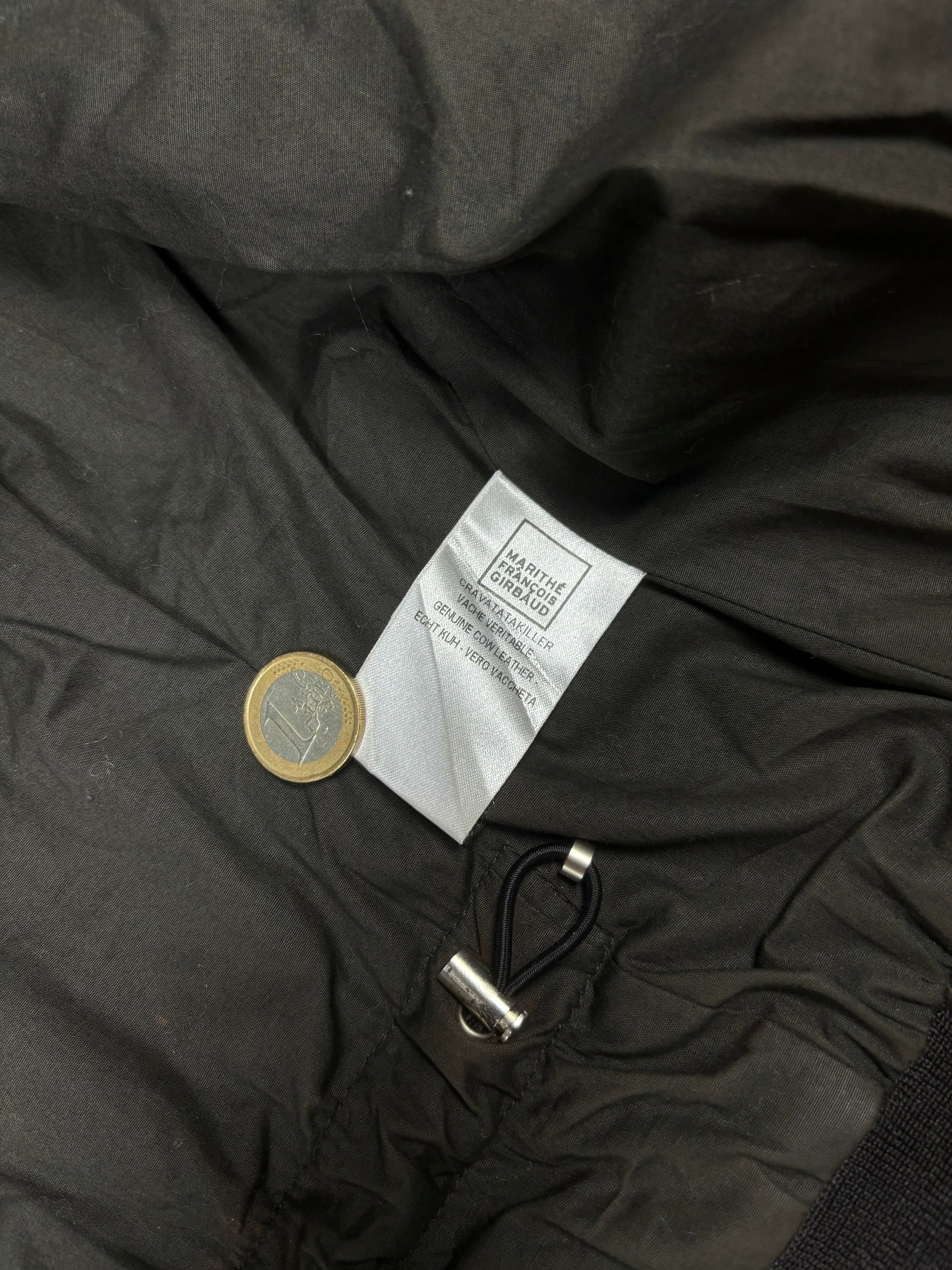 Marithé François Girbaud FW2002 Runway Crinkled Leather Jacket