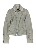 2000s Dsquared2 Asymmetrical Zip Cargo Jacket