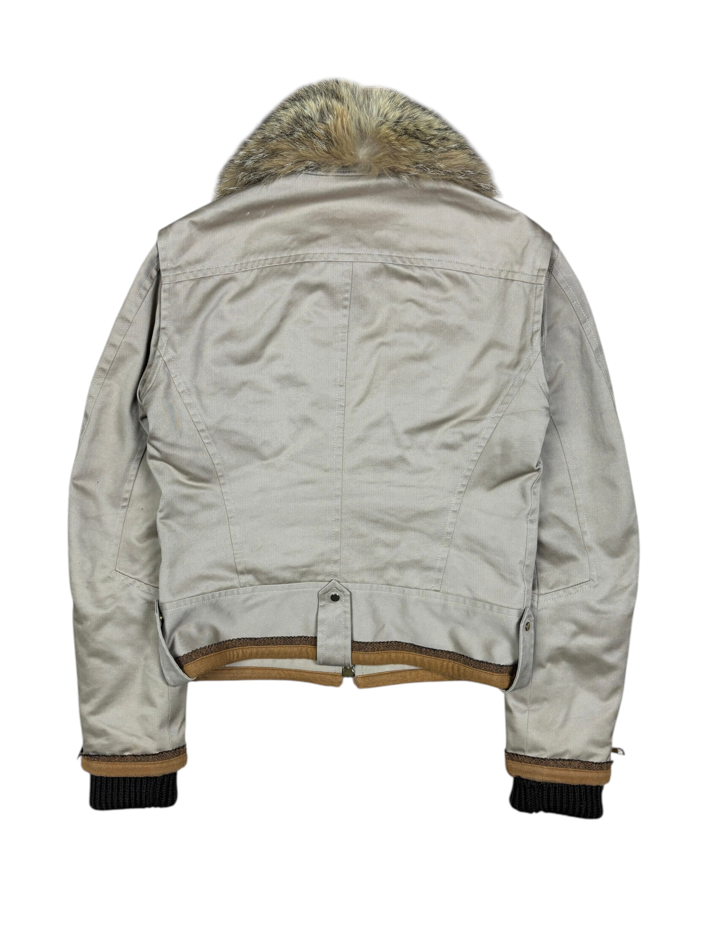 Dsquared2 AW2002 Runway Fur Collar Bomber Jacket