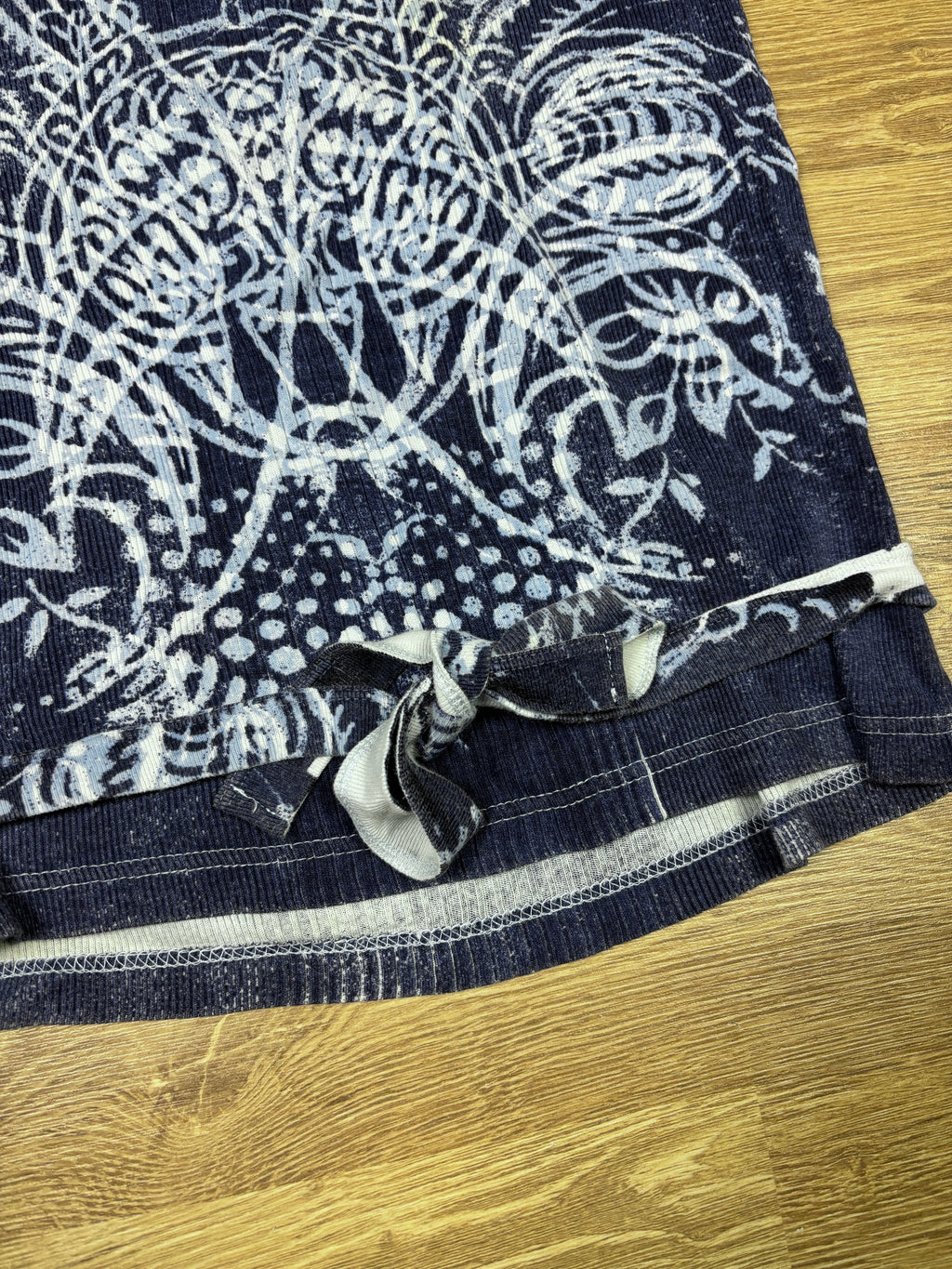 2000s Kenzo Printed Tie Hem Tank Top