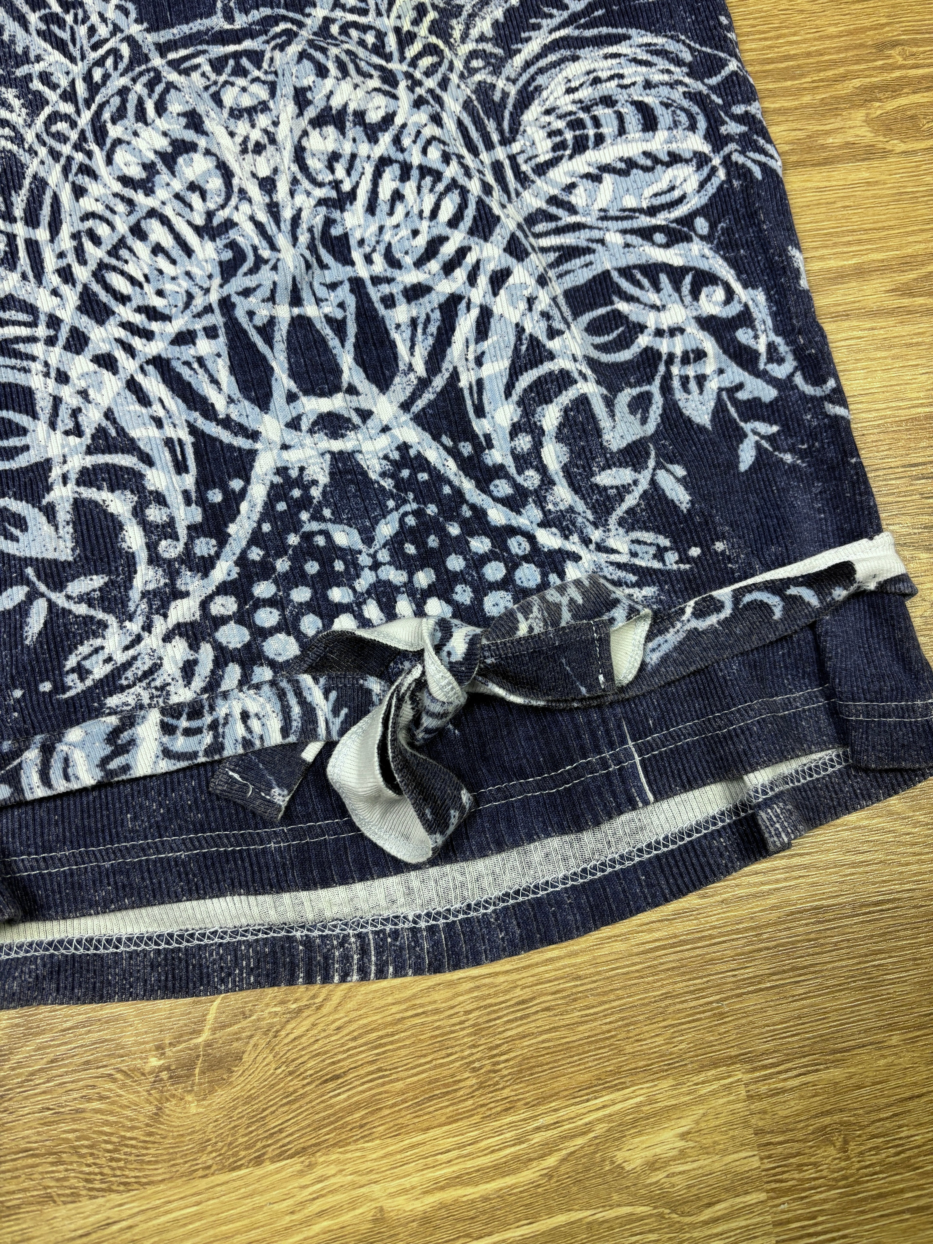 2000s Kenzo Printed Tie Hem Tank Top