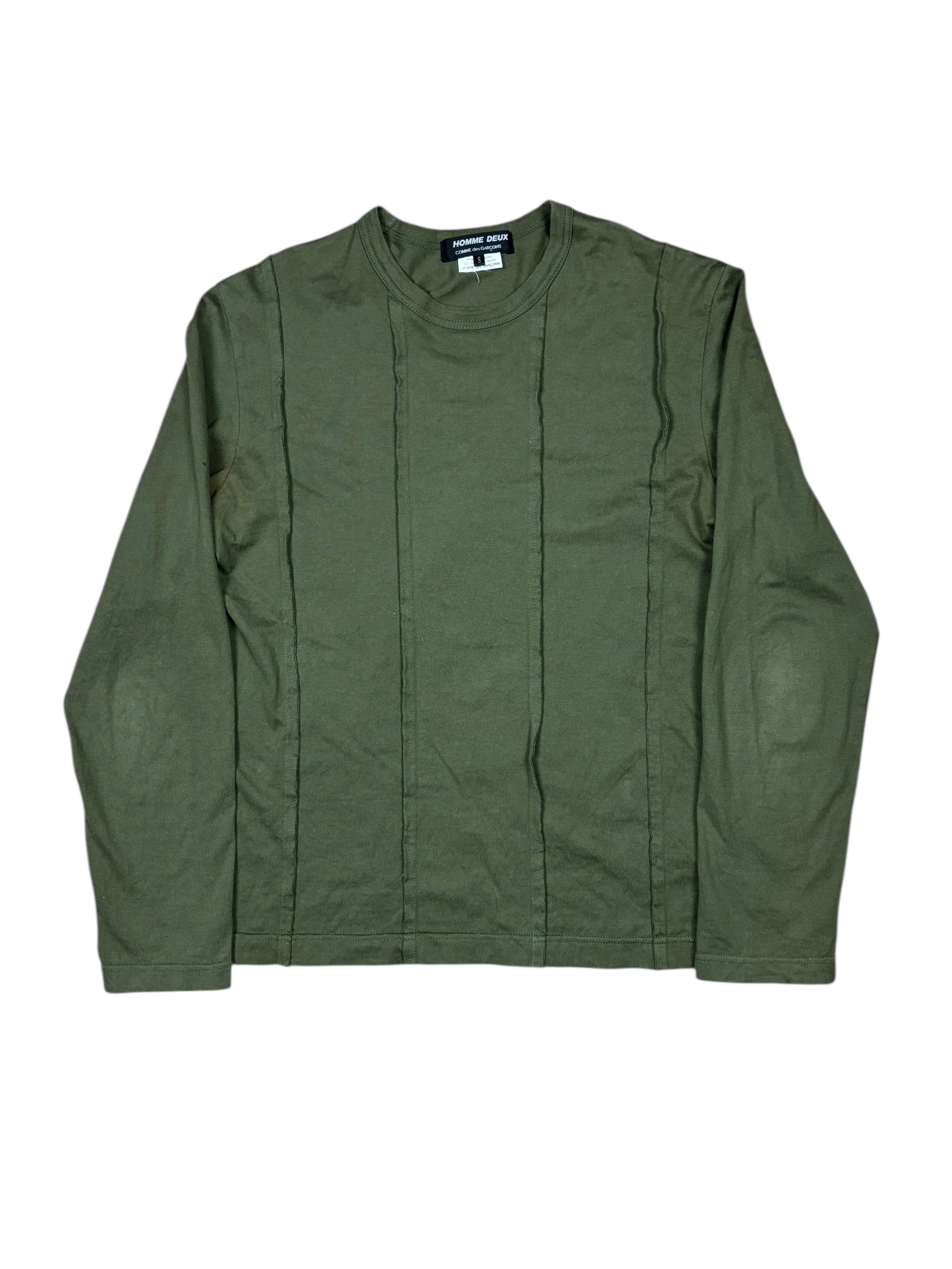 2020 Comme Des Garçons Homme Deux Paneled Longsleeve