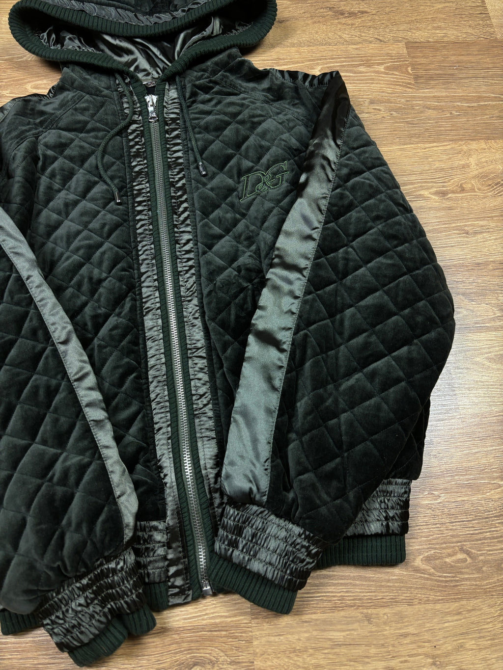 2000s Dolce & Gabbana Hooded Bomber Jacket