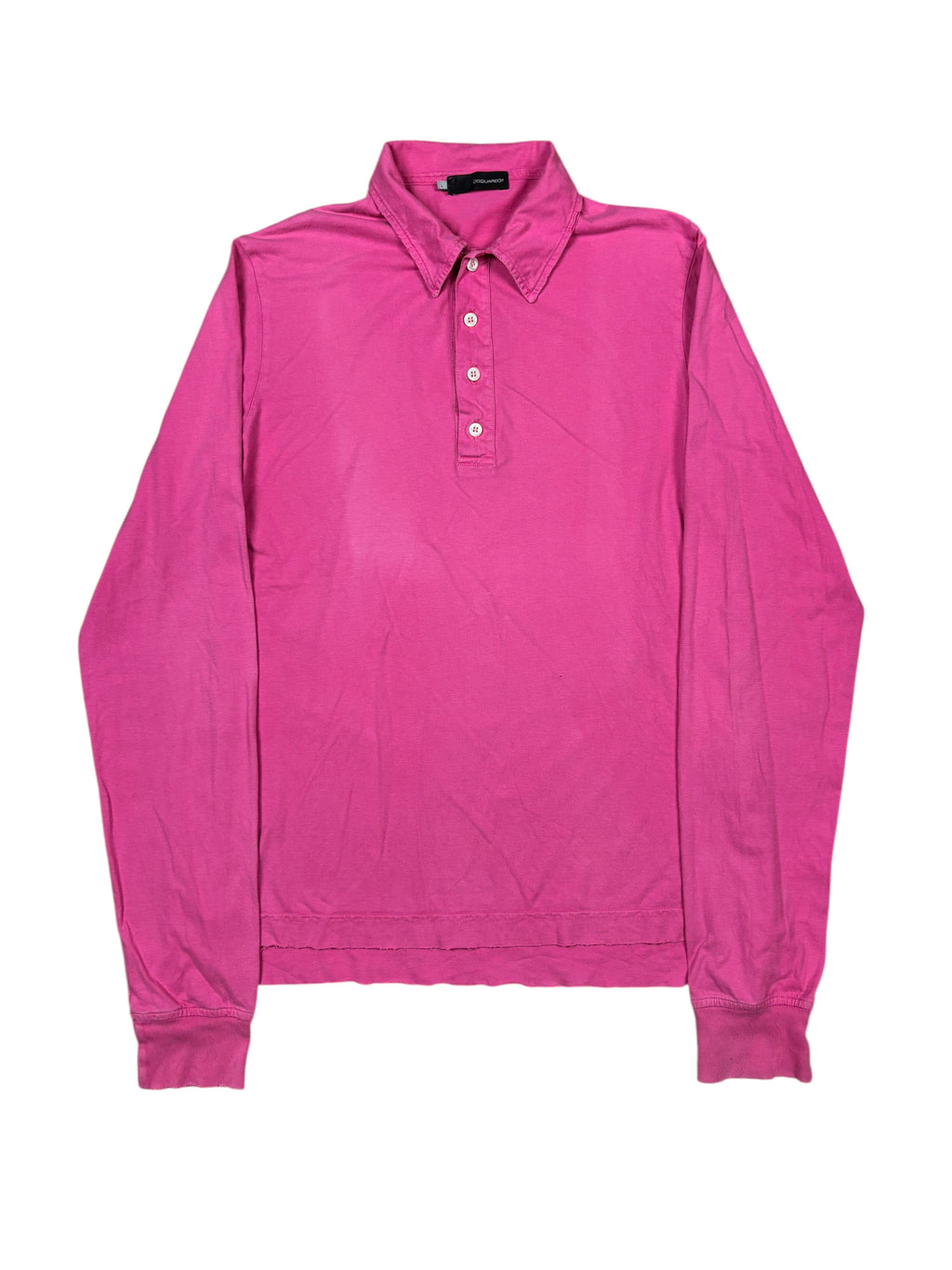 Dsquared2 AW2005 Pink Long Sleeve Polo
