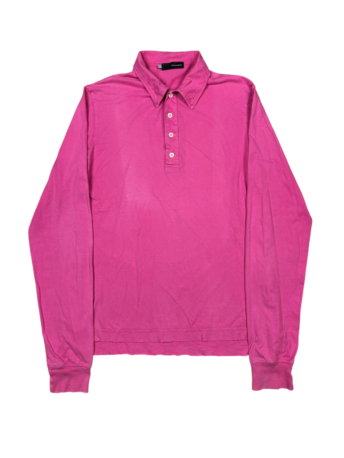 Dsquared2 AW2005 Pink Long Sleeve Polo