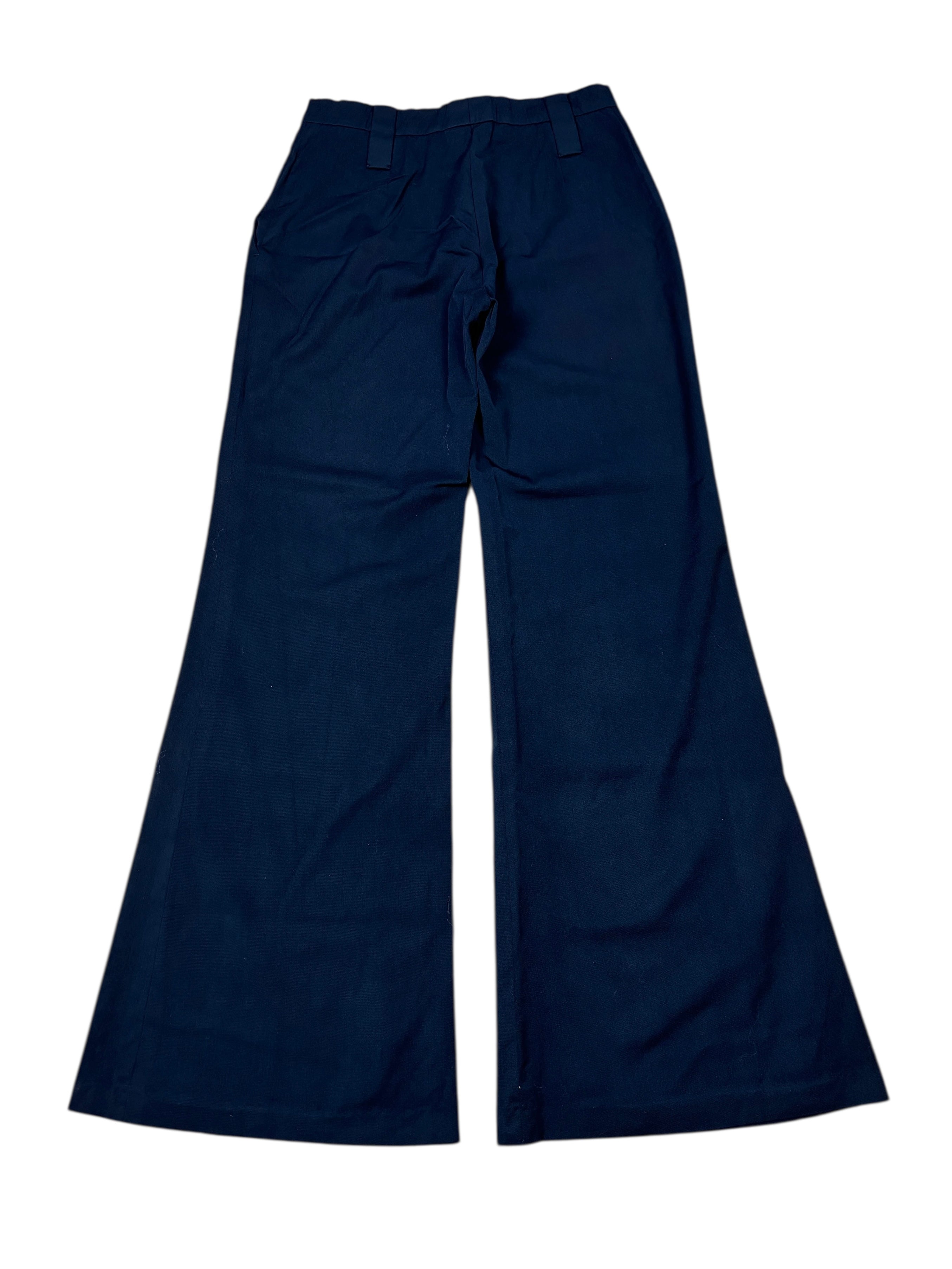 Prada Milano Navy Wide Leg Trousers