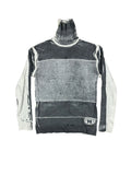 2000s Just Cavalli Faded Panel Turtleneck