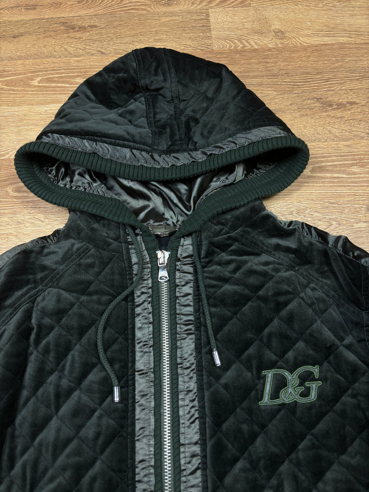2000s Dolce & Gabbana Hooded Bomber Jacket