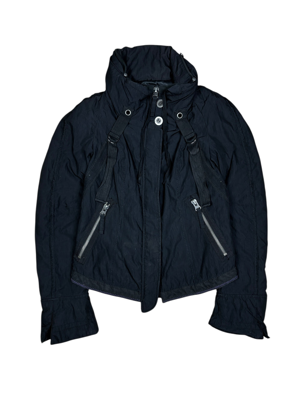 2000s Marithé François Girbaud Padded Bondage Jacket