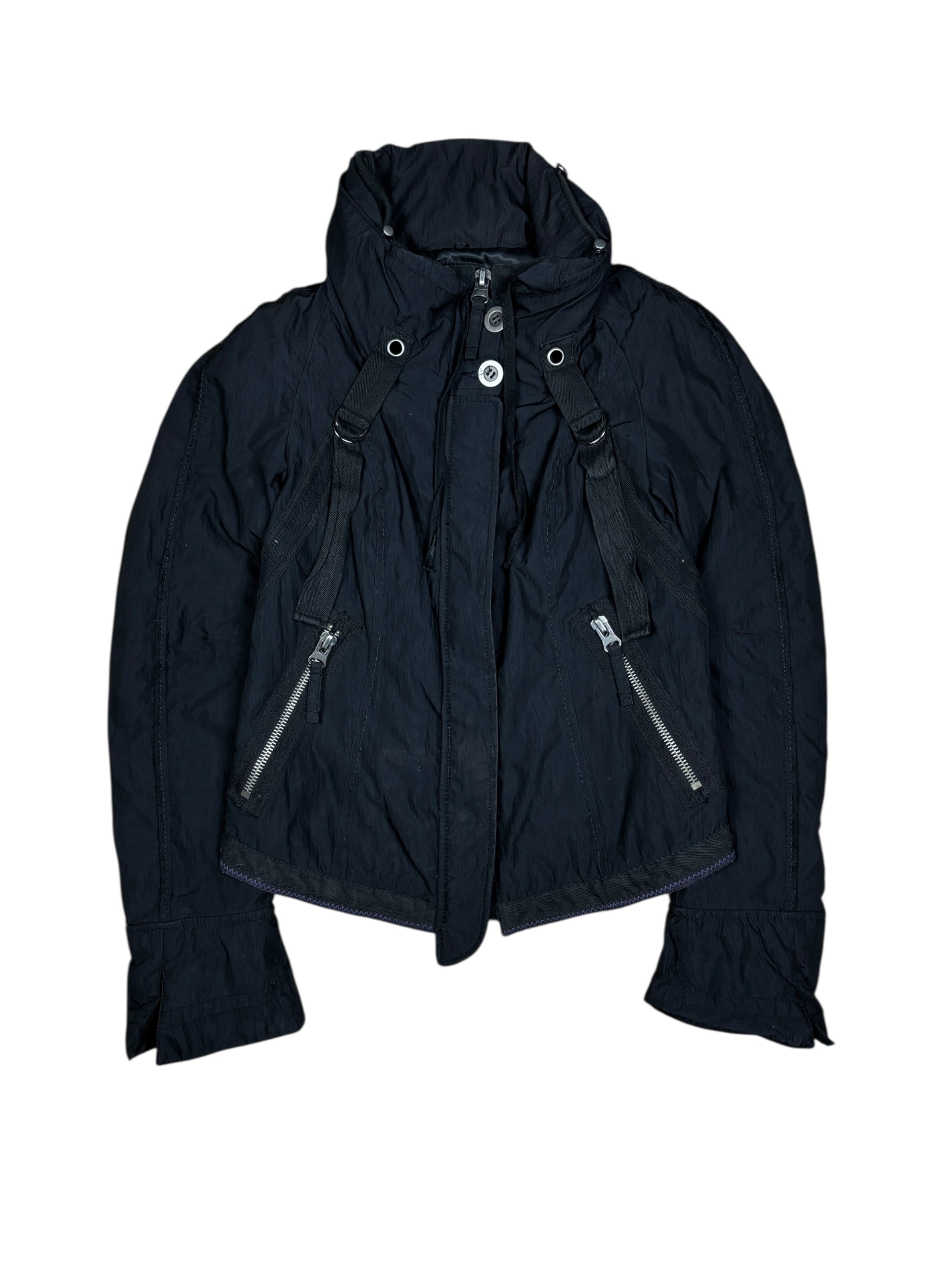 2000s Marithé François Girbaud Padded Bondage Jacket