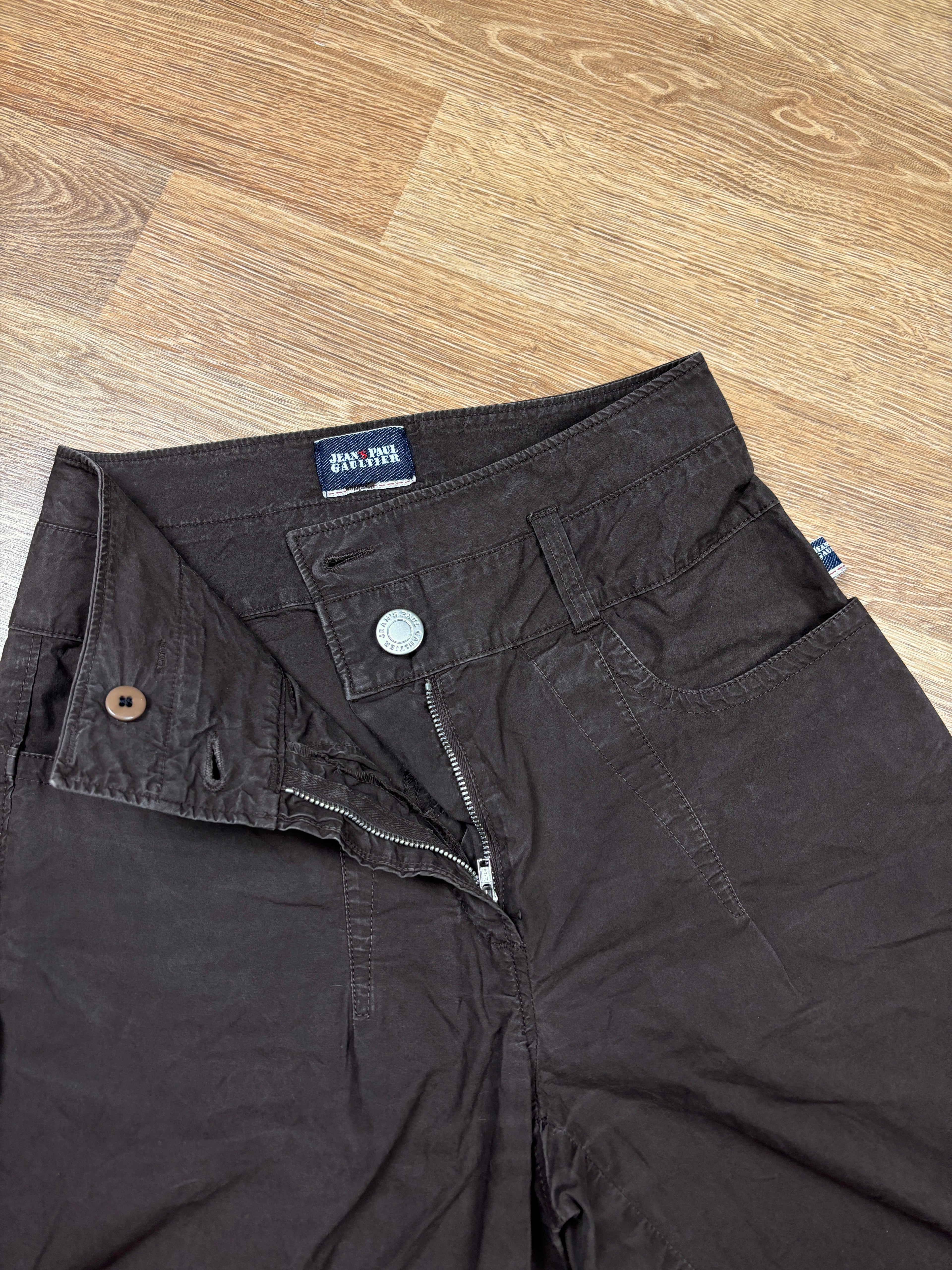 Jean Paul Gaultier Wide Leg Cotton Trousers
