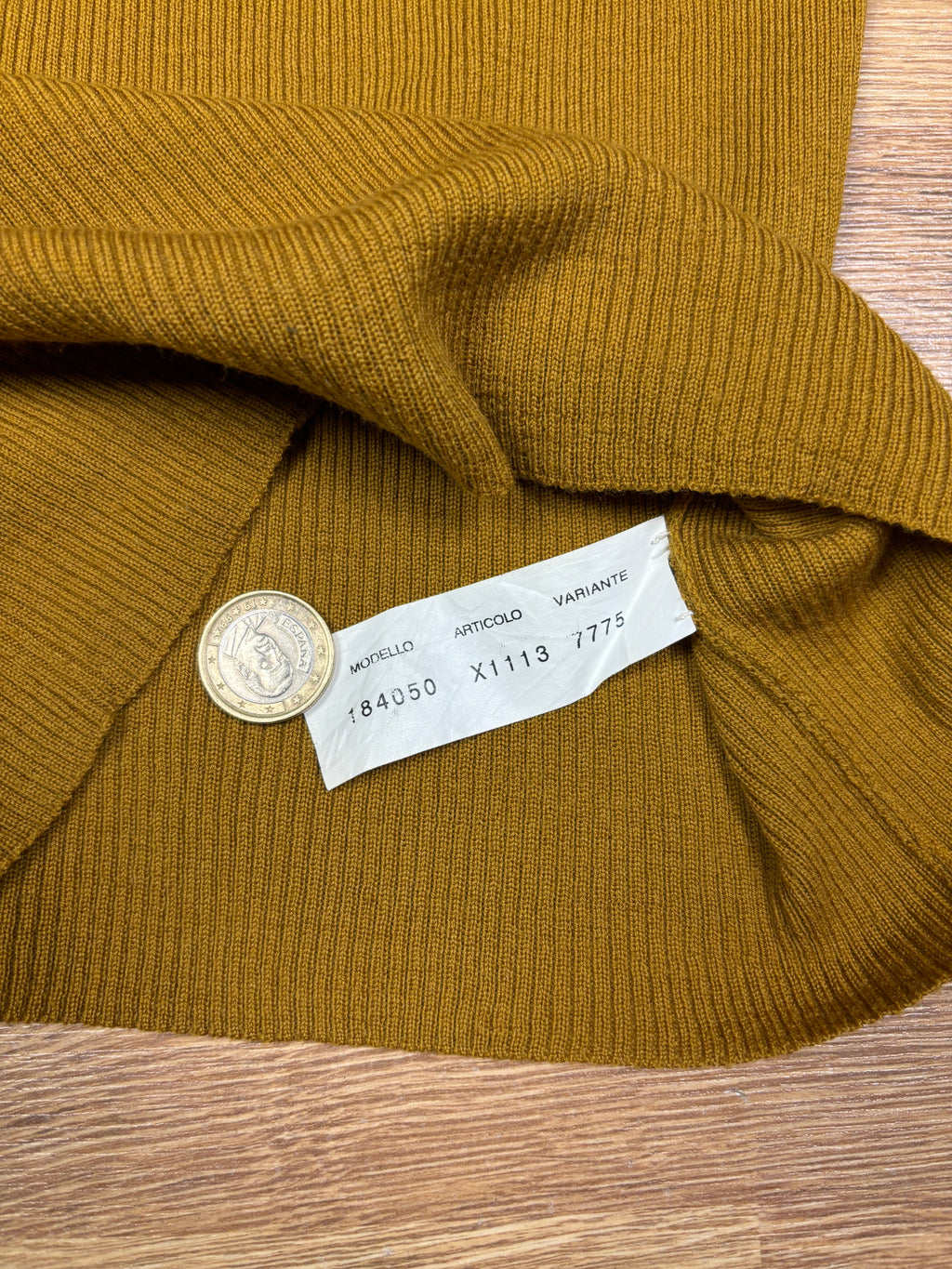 Tank top de punto acanalado con panel de Gucci de los 2000