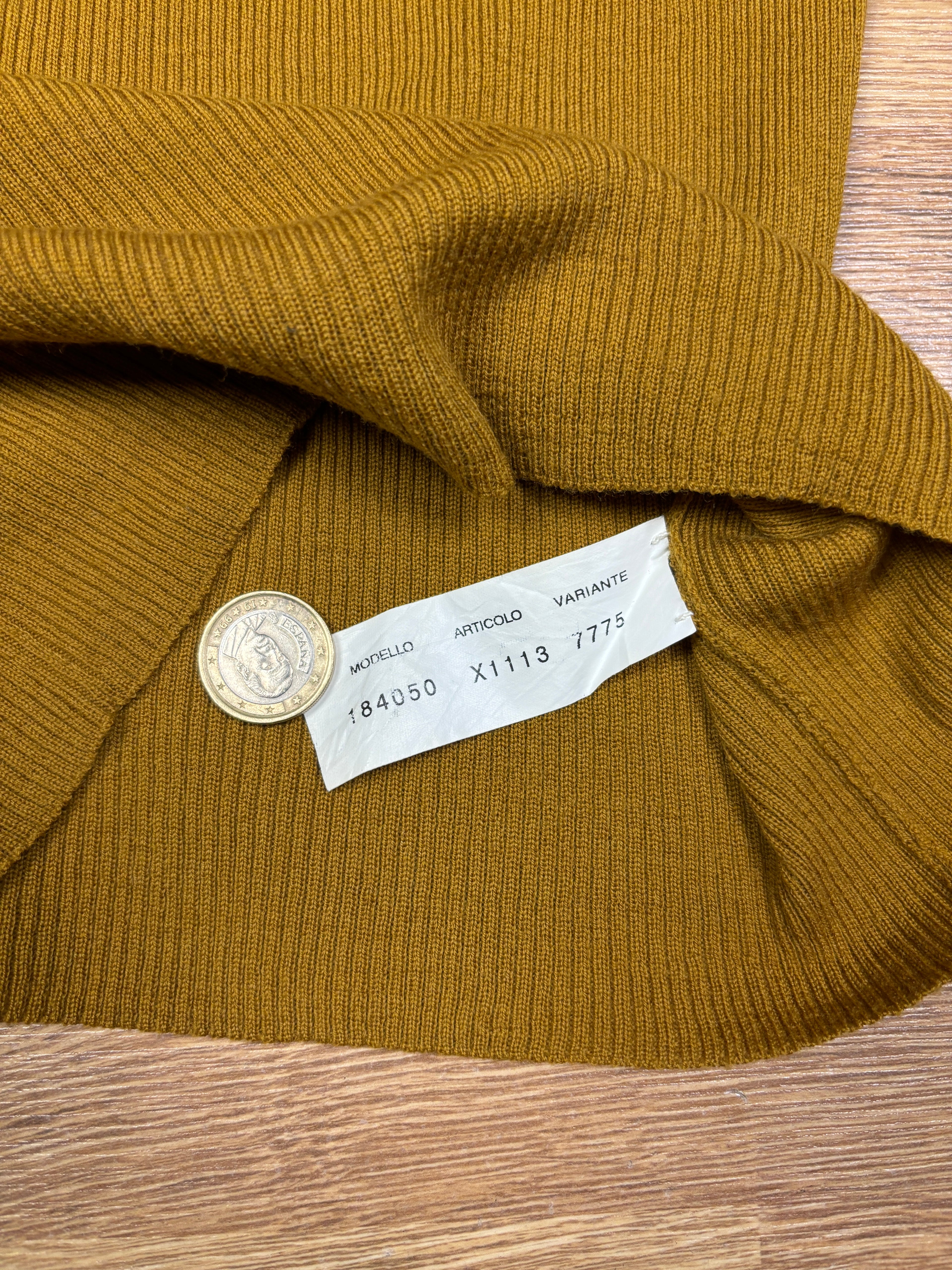 Tank top de punto acanalado con panel de Gucci de los 2000