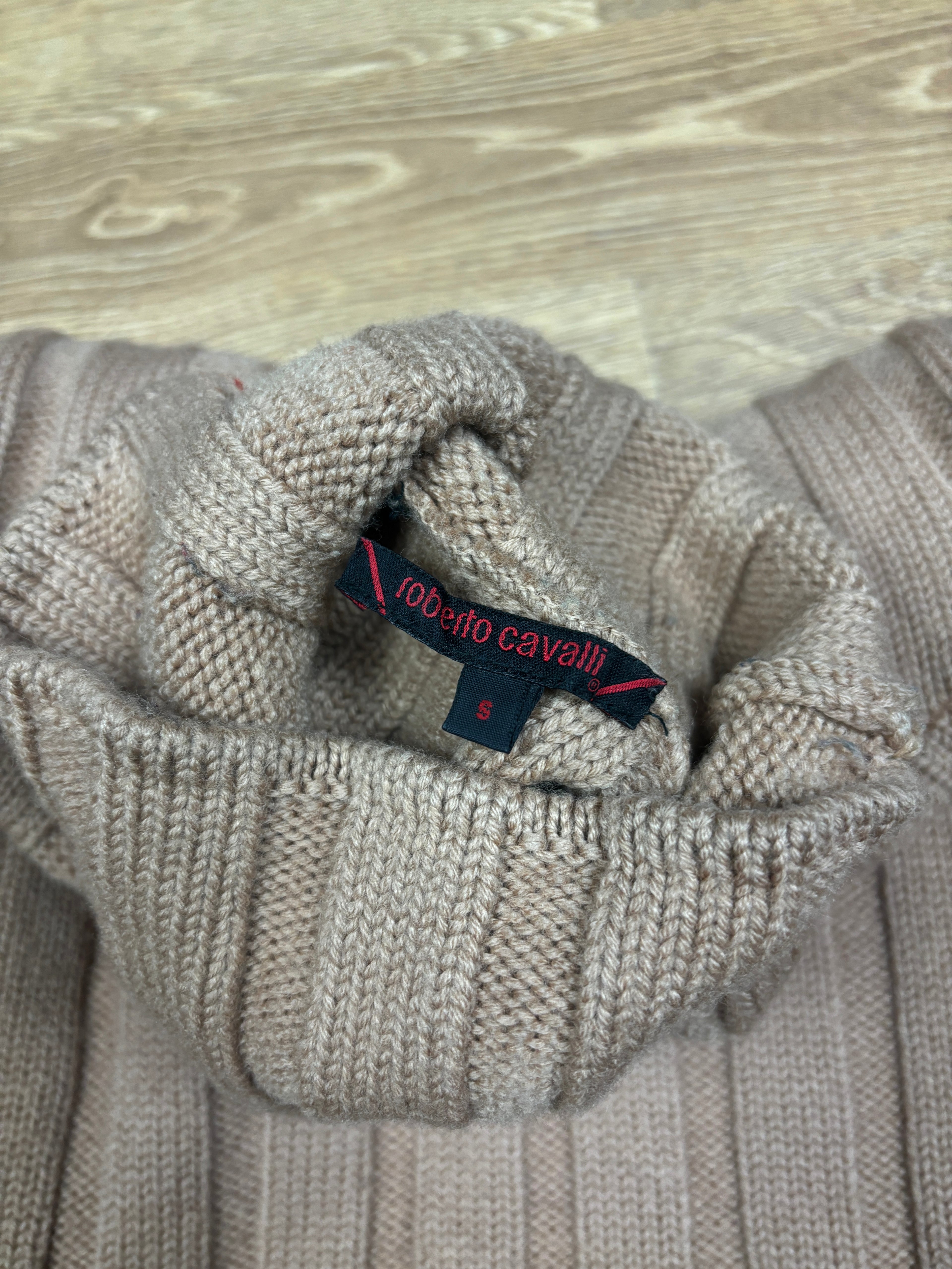 AW2001 Roberto Cavalli Woolen Turtleneck Knit