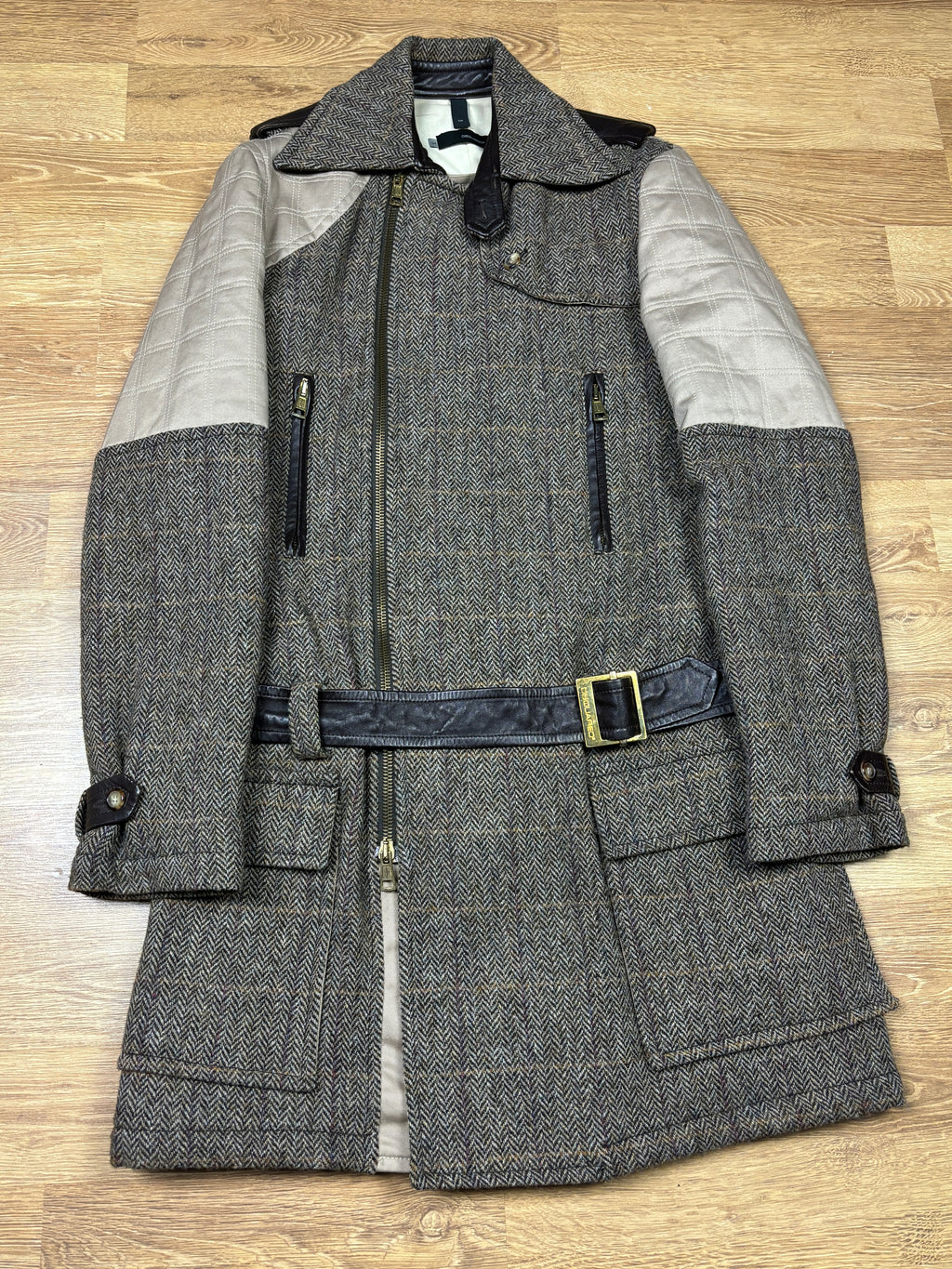 Dsquared2 AW2002 Runway Harris Tweed Wool Coat