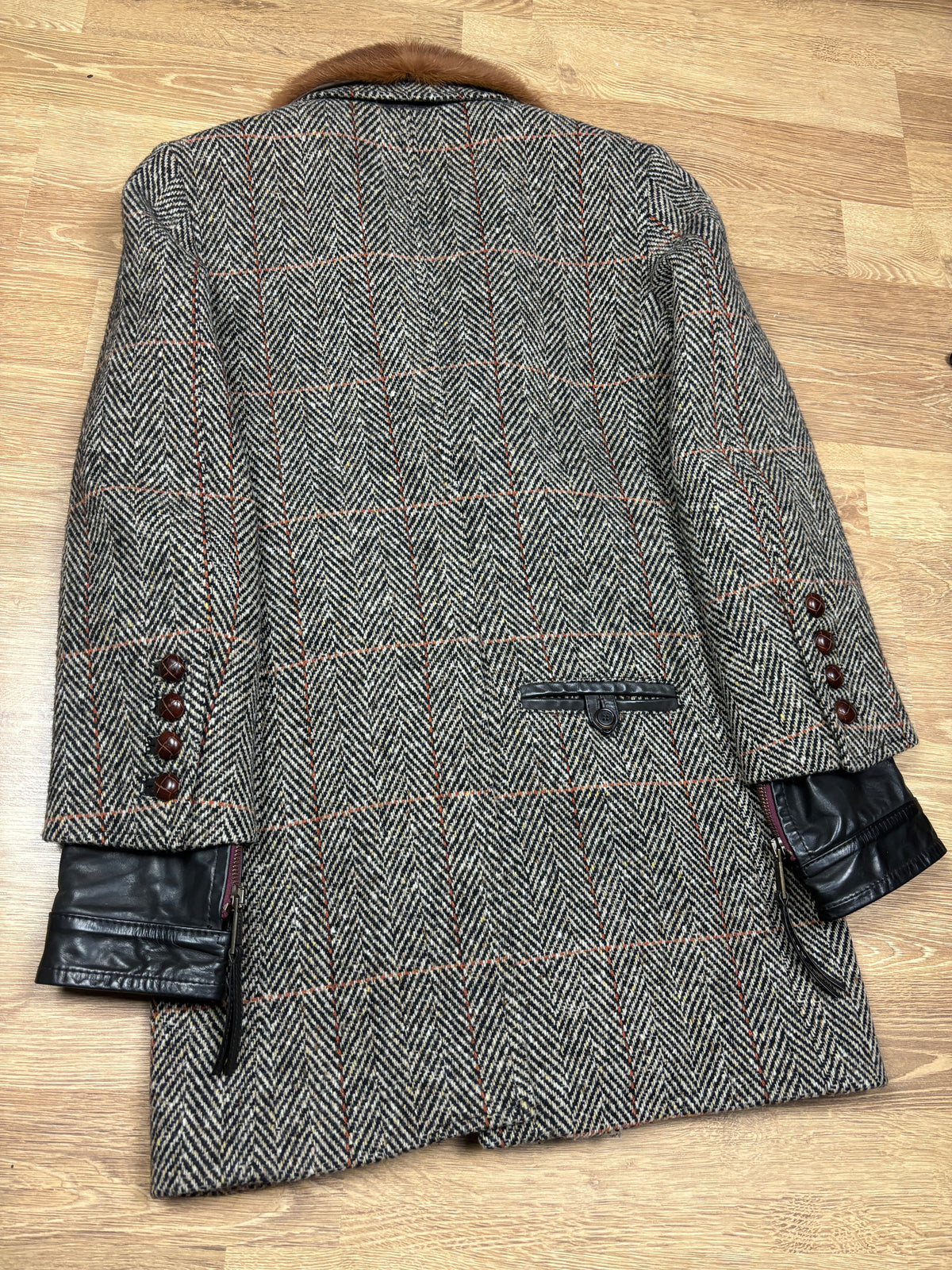 Dsquared2 AW2005 Runway Fur Collar Wool Coat