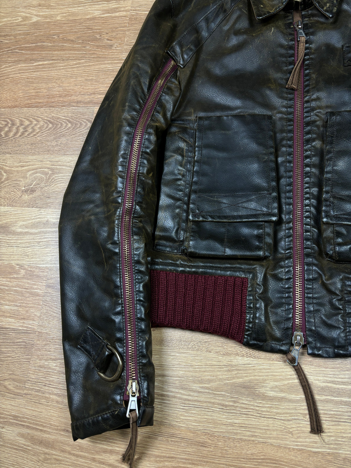 Dsquared2 AW2003 Runway Multi-Zip Bomber Jacket