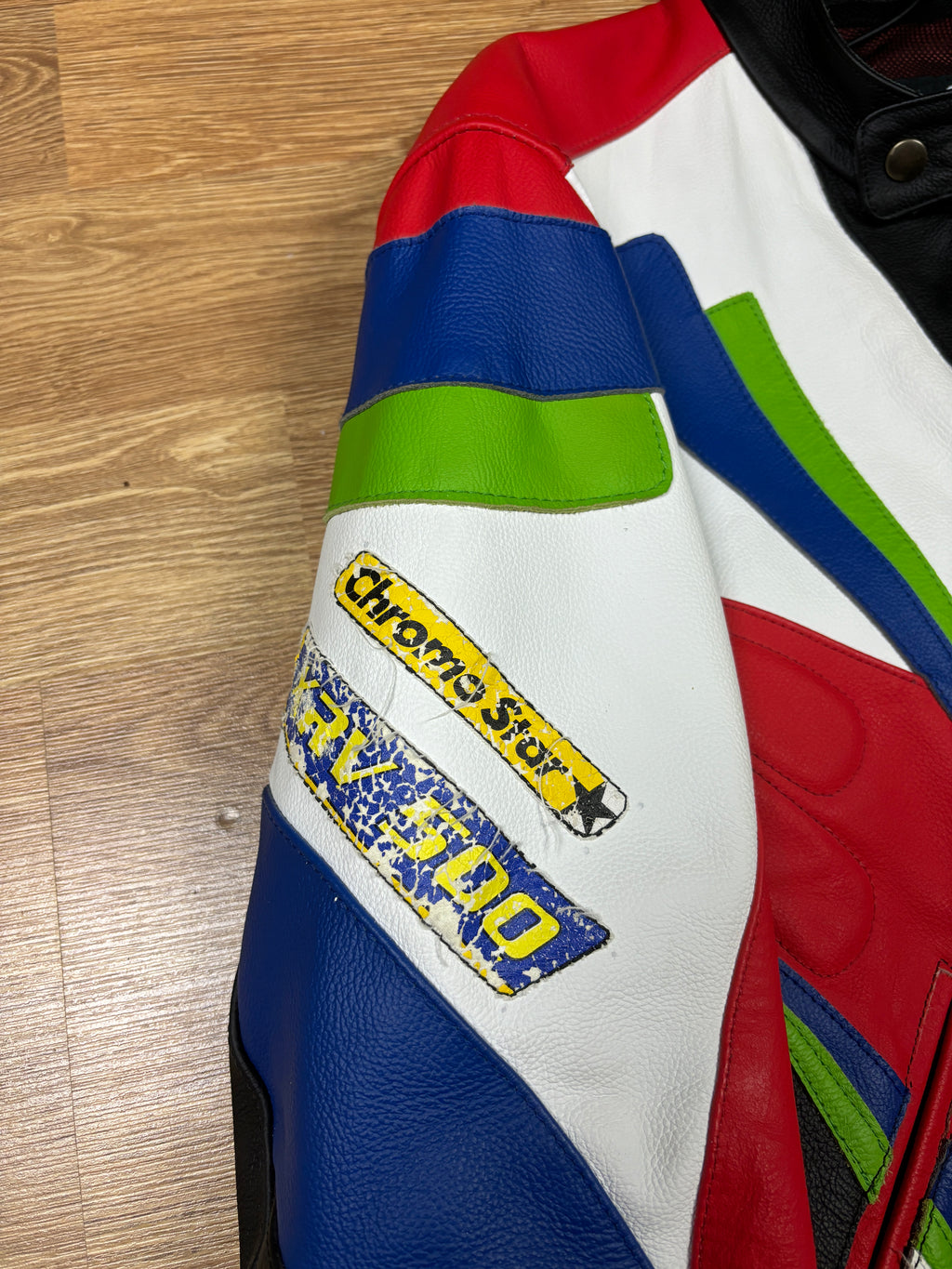 SS2002 Dolce & Gabbana Runway Moto Racing Leather Jacket