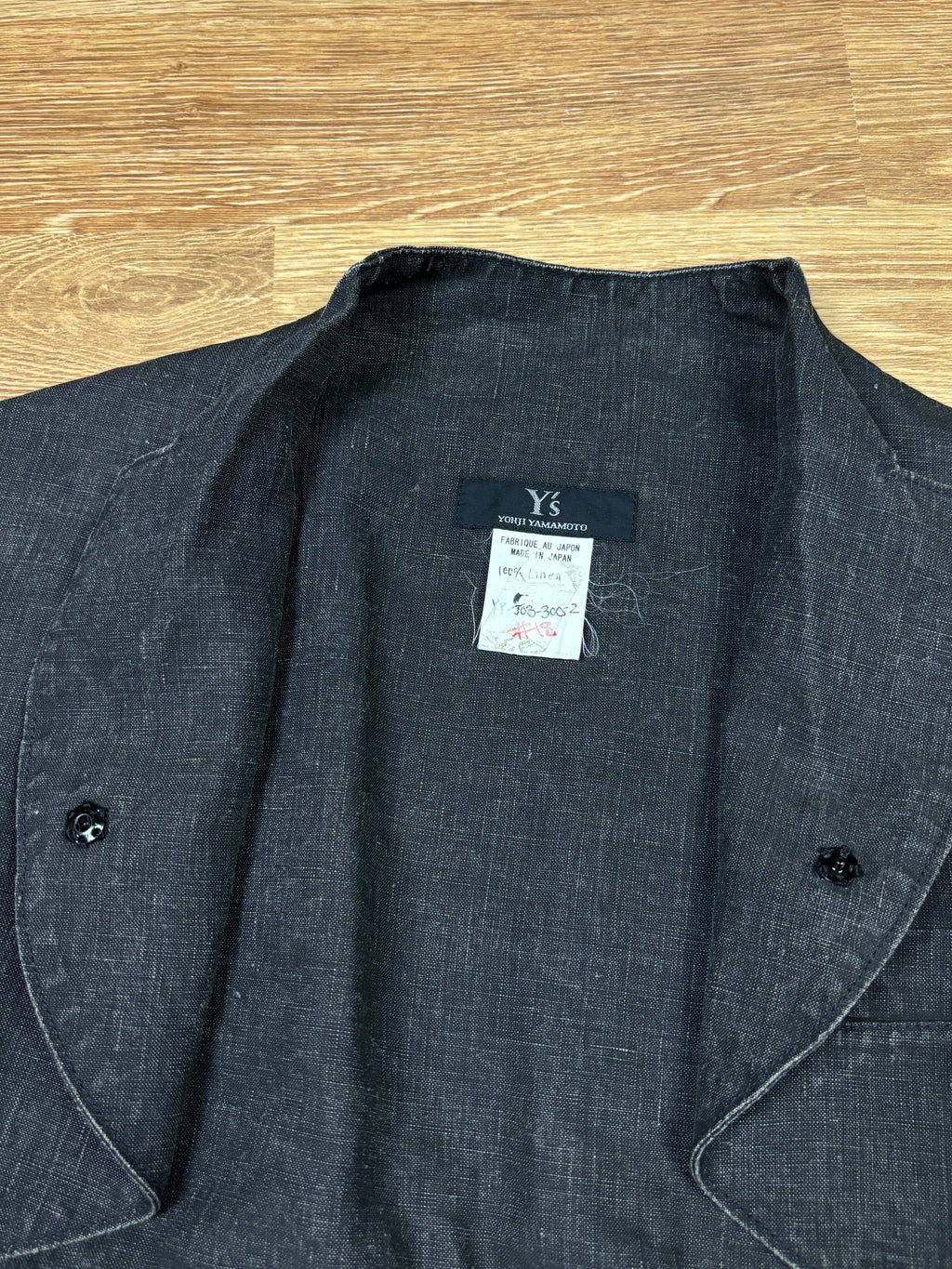 Y’s by Yohji Yamamoto Cropped Linen Jacket