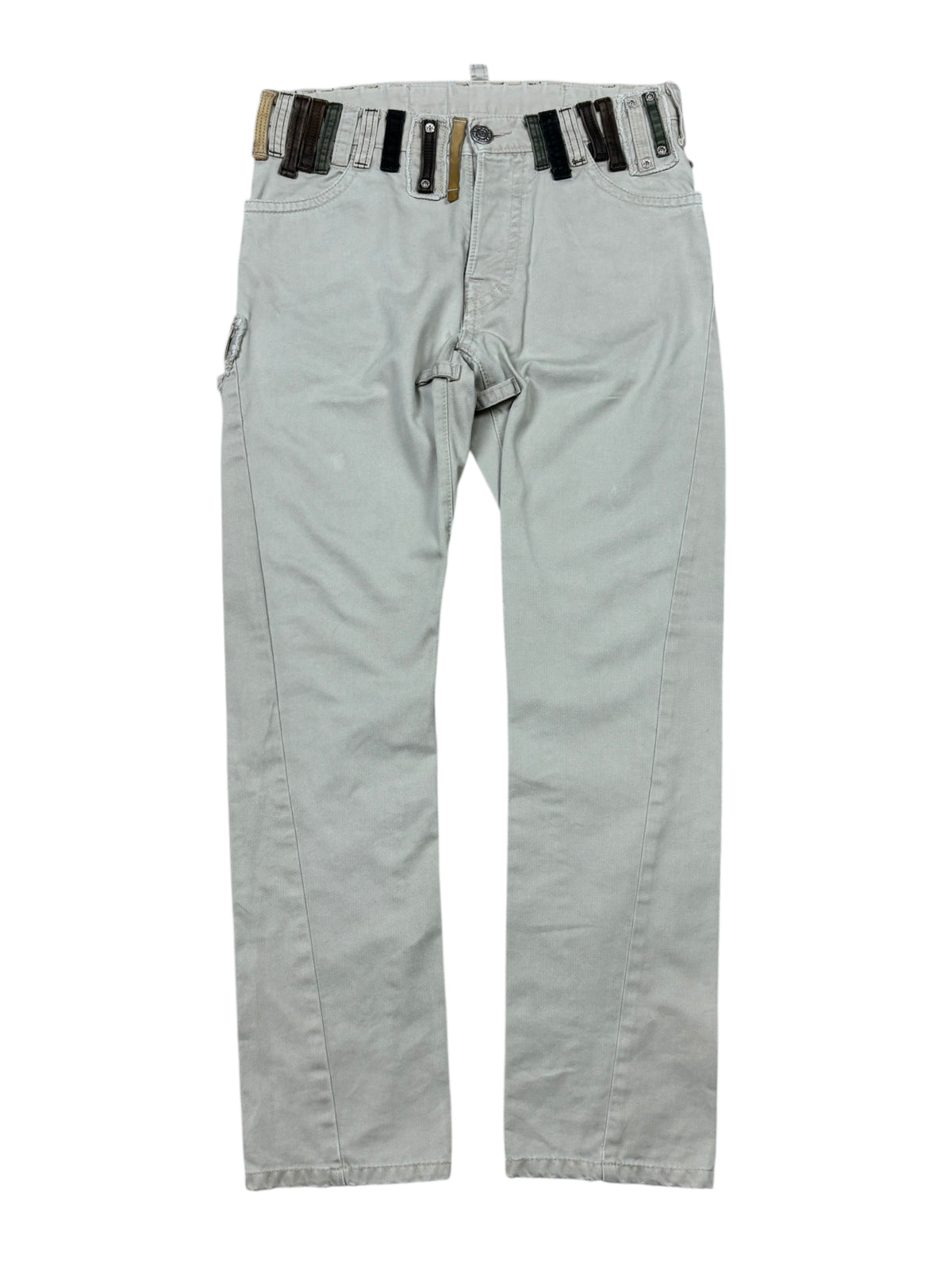 Dsquared2 SS2005 Runway Multi Belt Loop Utility Pants
