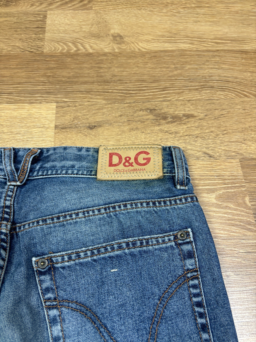 2000s Dolce & Gabbana Distressed Denim Jeans
