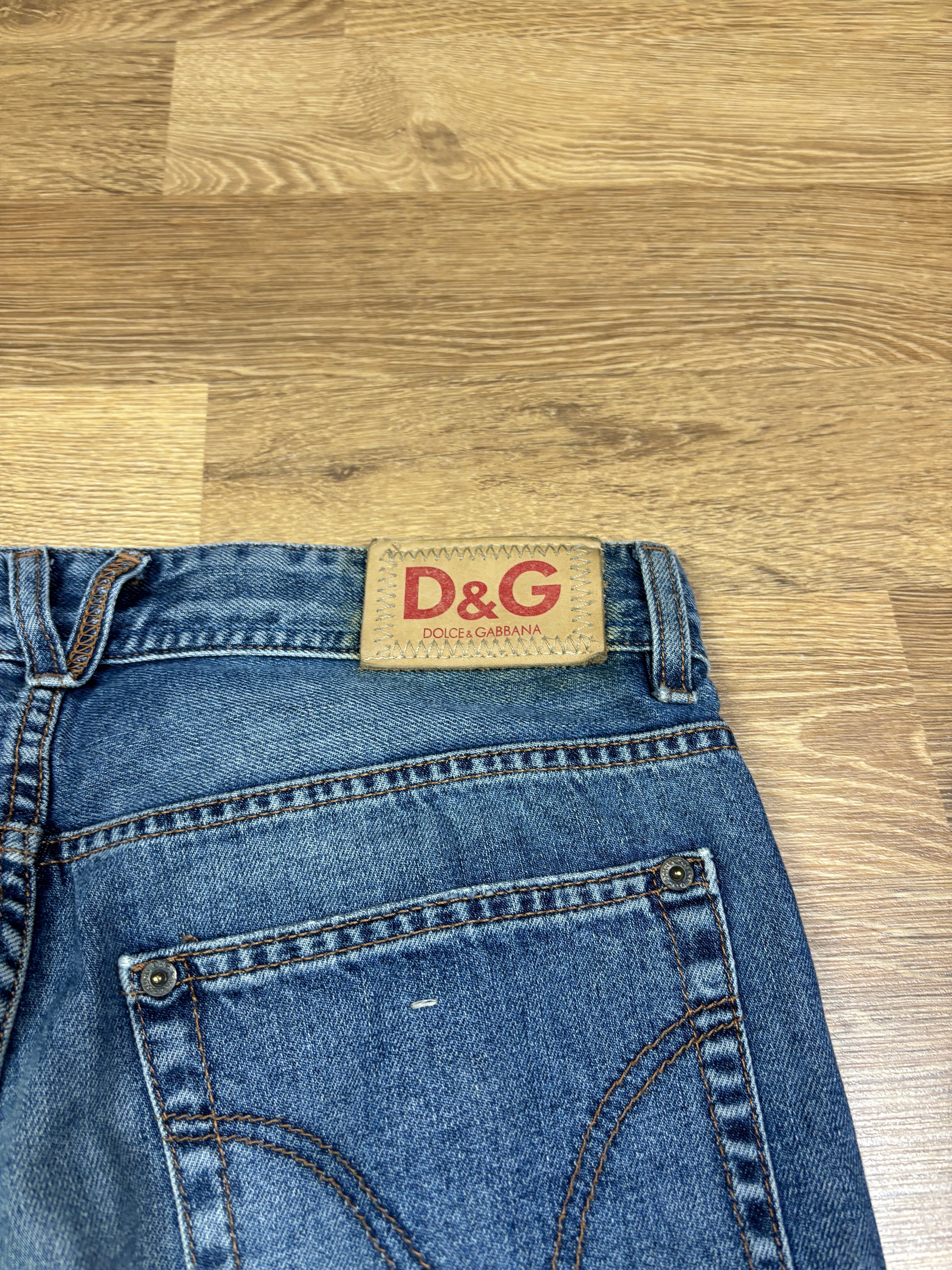 2000s Dolce & Gabbana Distressed Denim Jeans