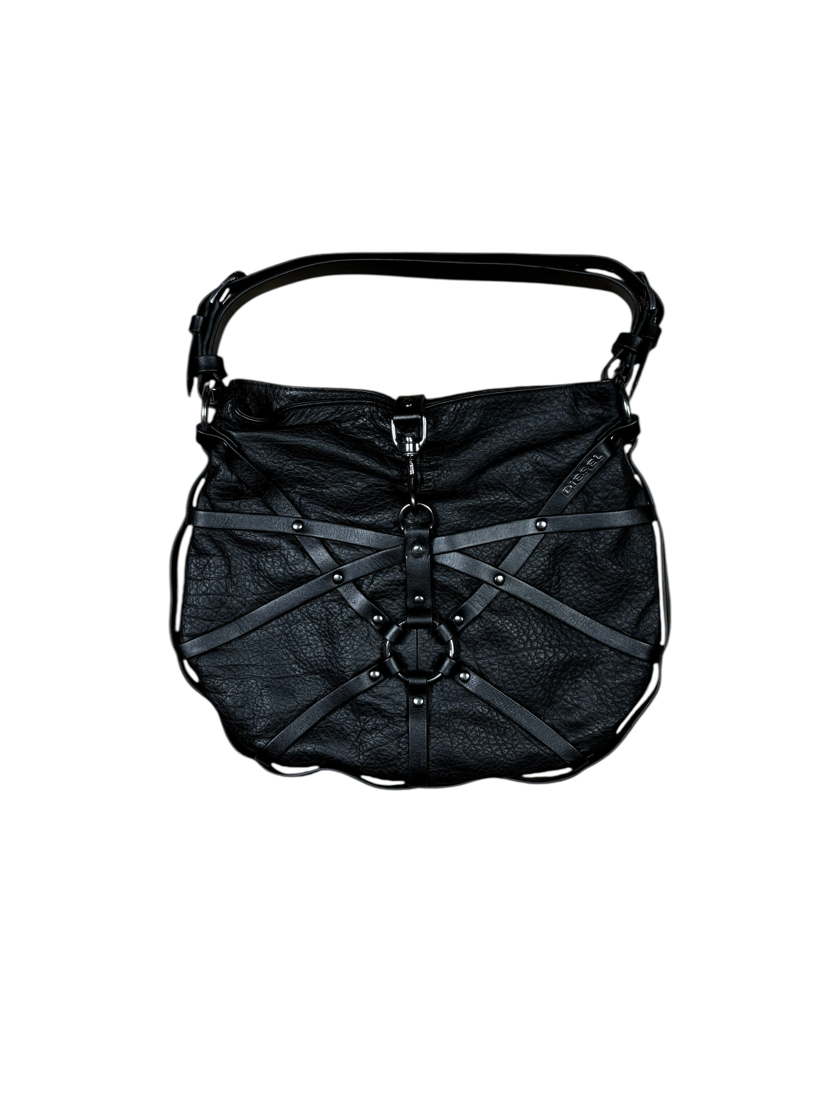 Diesel Leather Bondage Bag