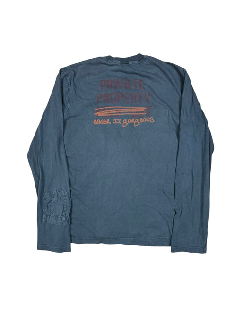 2000s Dolce & Gabbana Faded Blue Multi-Pocket Longsleeve
