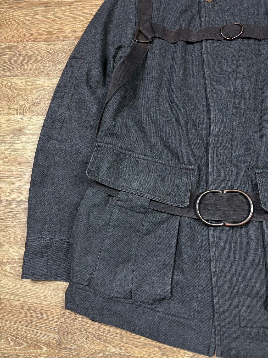 2000s Marithé François Girbaud Bondage Utility Jacket