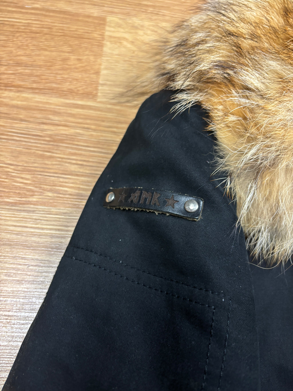 Andrew Mackenzie Fur Collar Leopard Lined Jacket