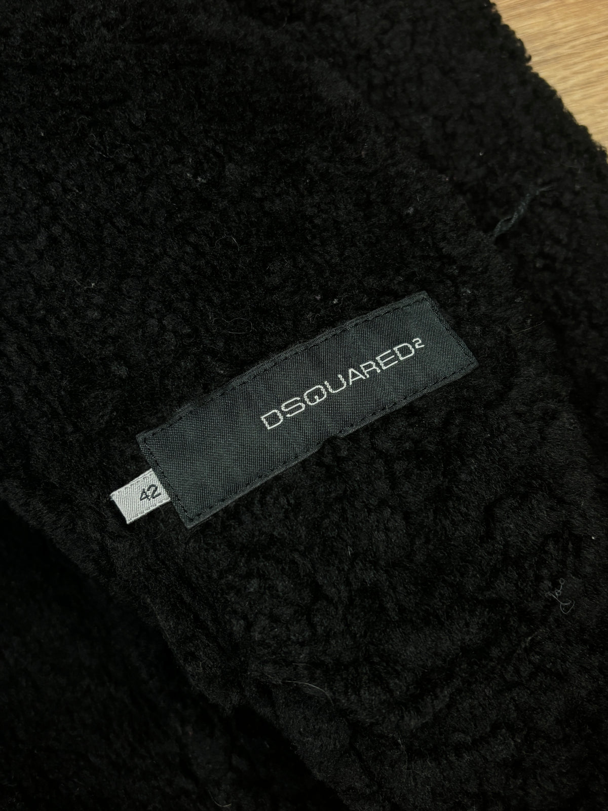 Dsquared2 AW2011 Asymmetrical Shearling Biker Jacket