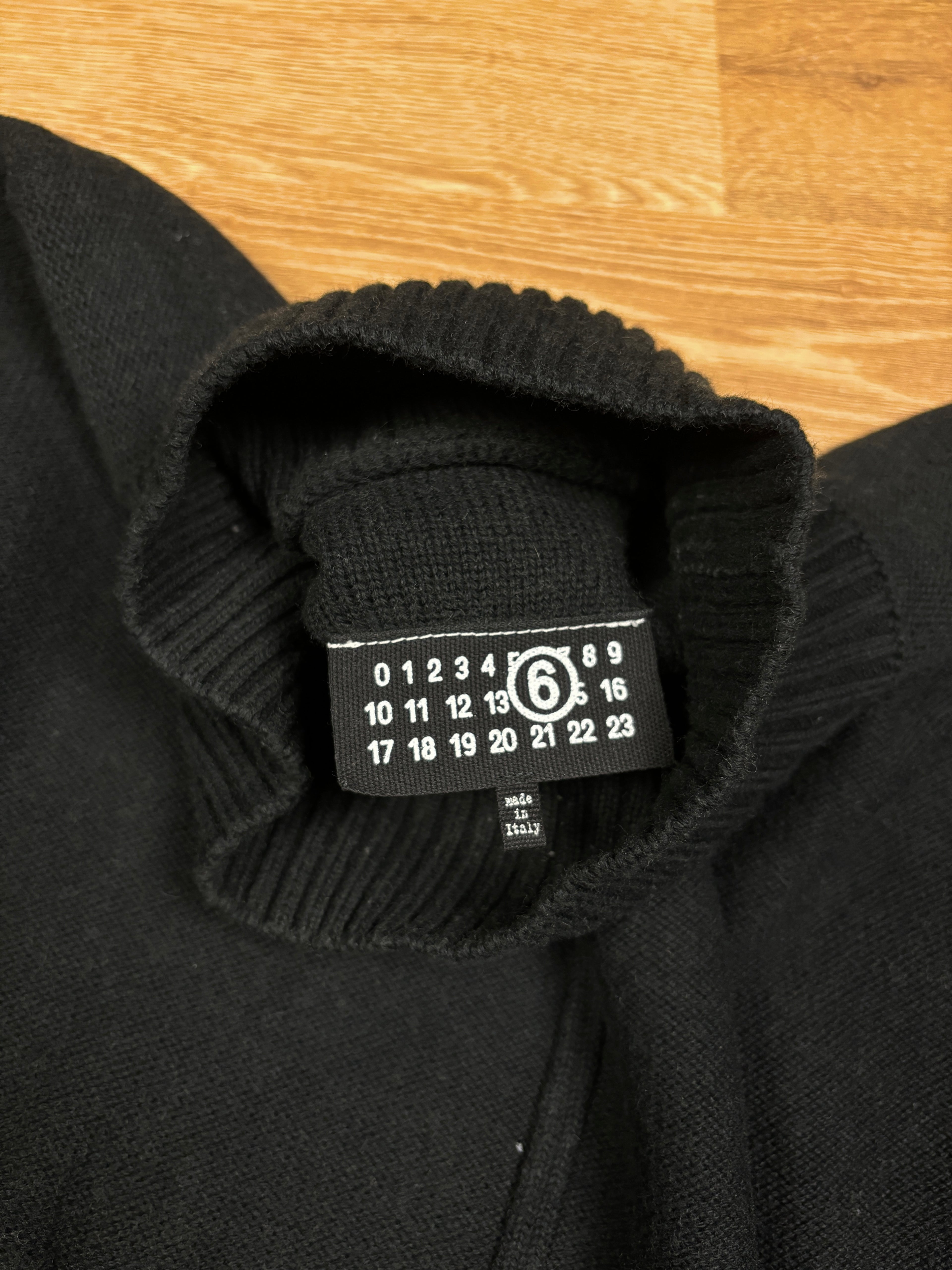 MM6 Maison Margiela Reworked Cropped Knit Sweater