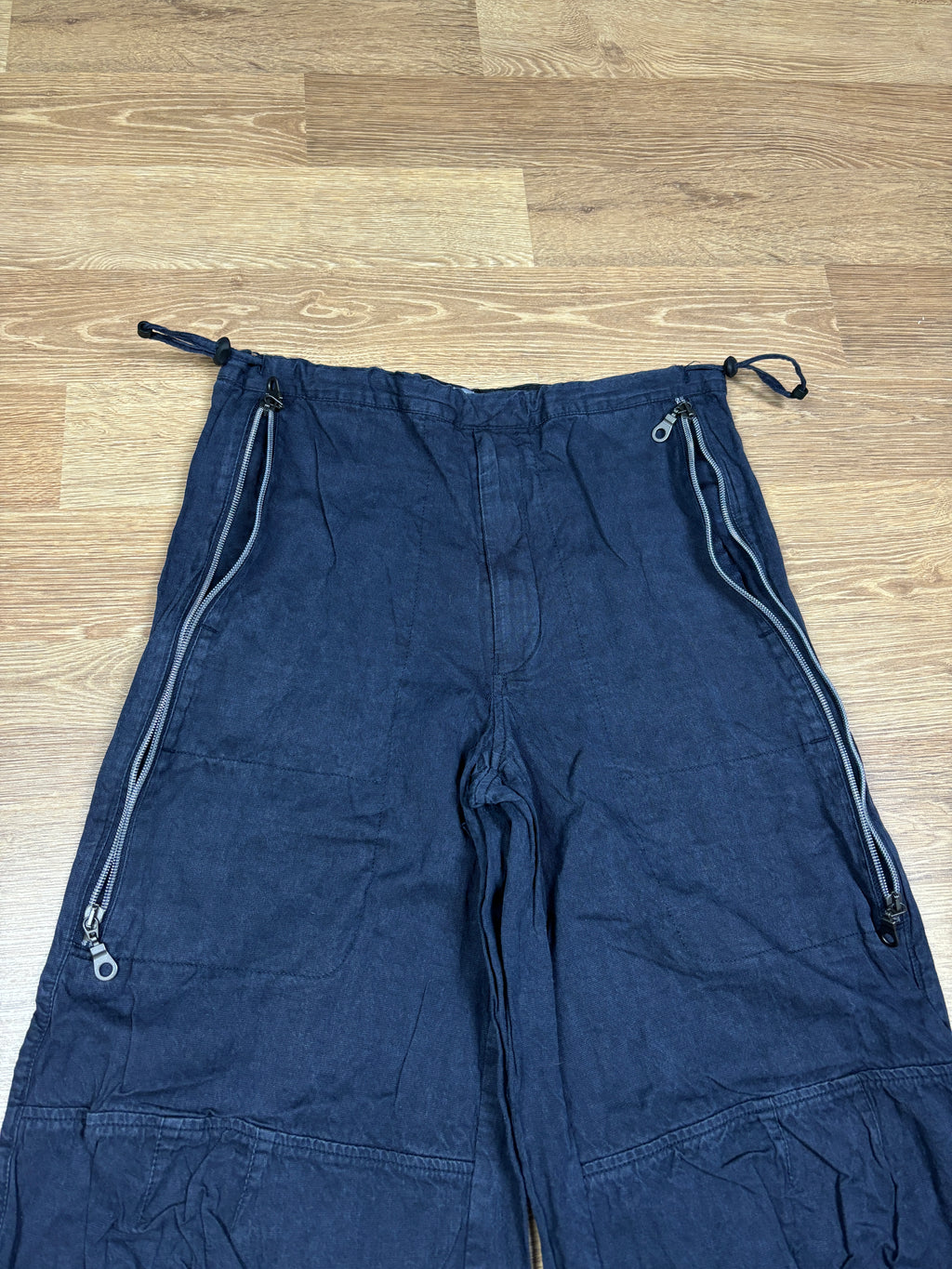 2000s Marithé François Girbaud Multi-Zip Panel Cargo Trousers