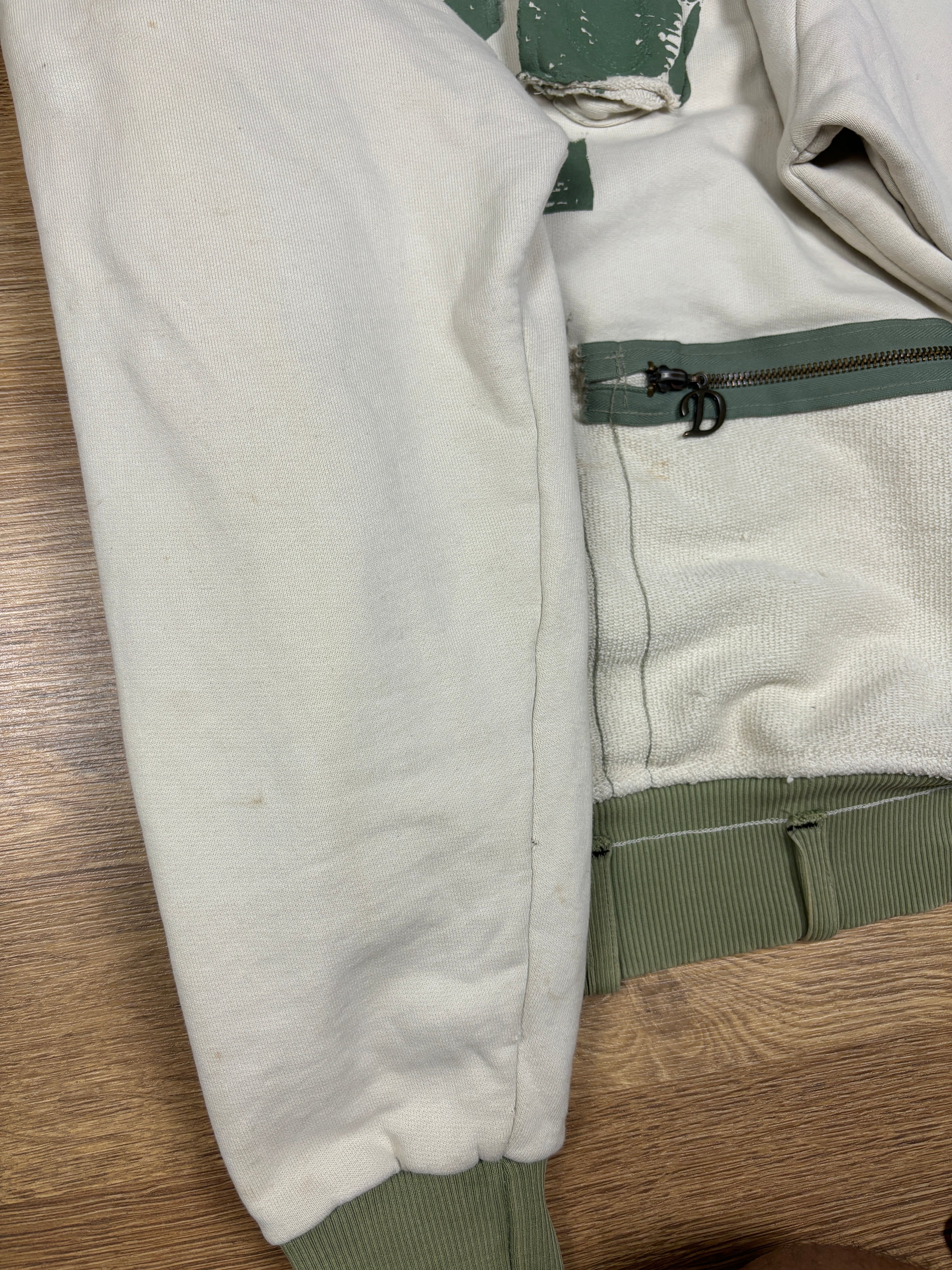 2000s Diesel Distressed Utility Zip-Up