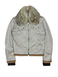 Dsquared2 AW2002 Runway Fur Collar Bomber Jacket