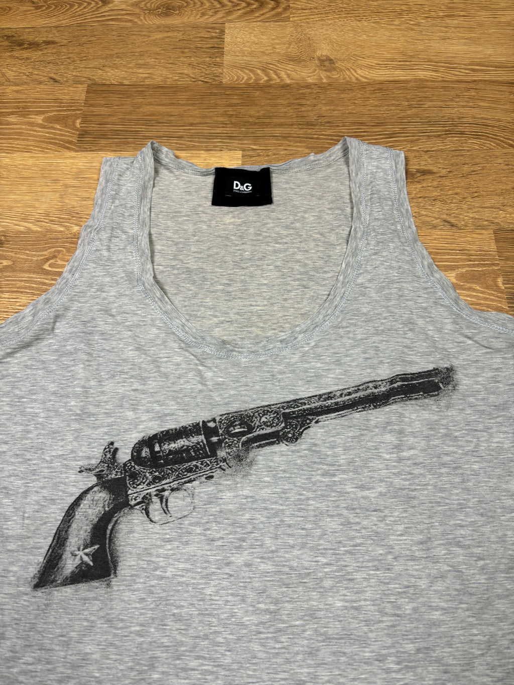 Dolce & Gabbana Revolver Print Tank Top