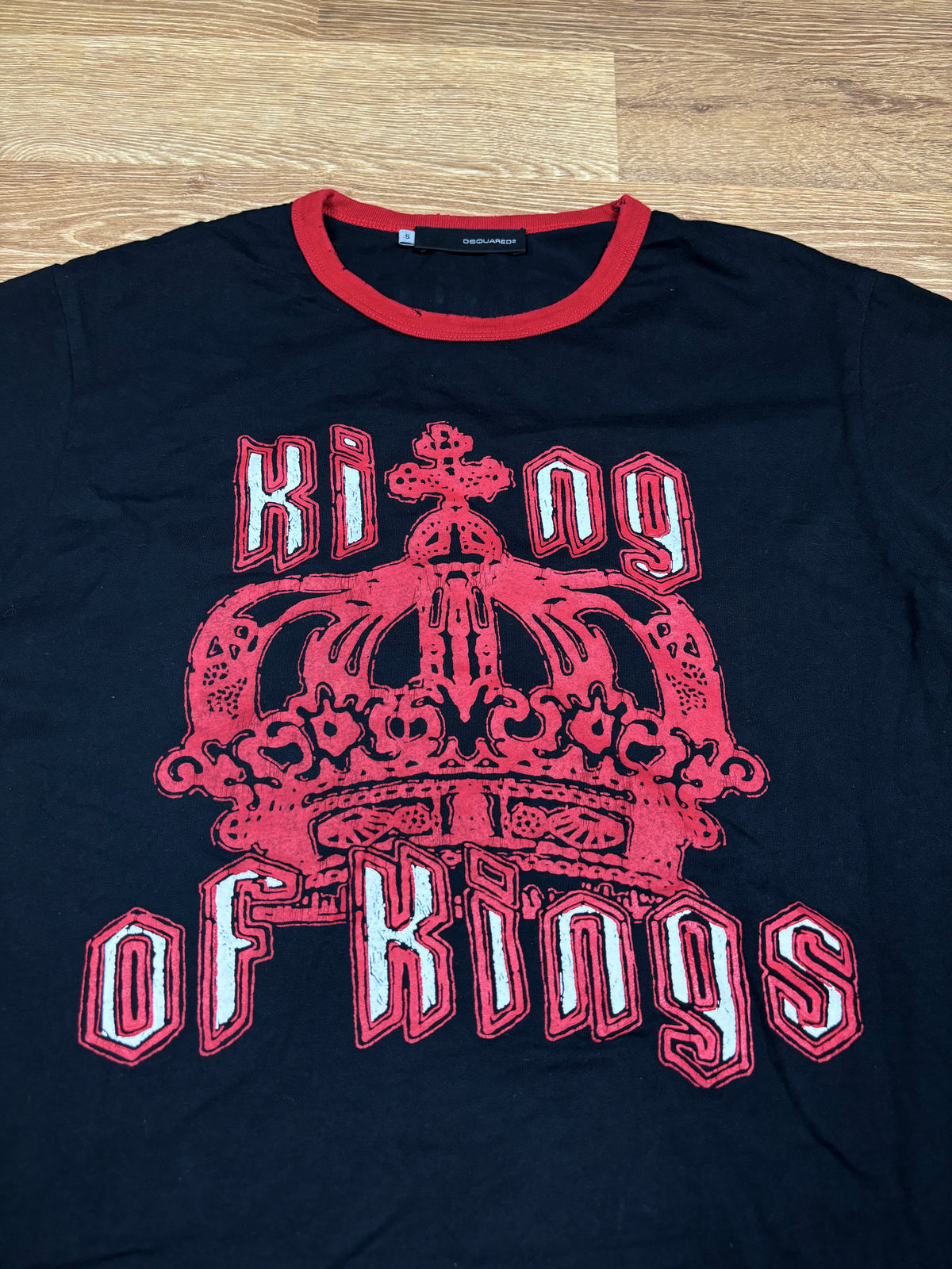 2000s Dsquared2 “King of Kings” Graphic T-Shirt