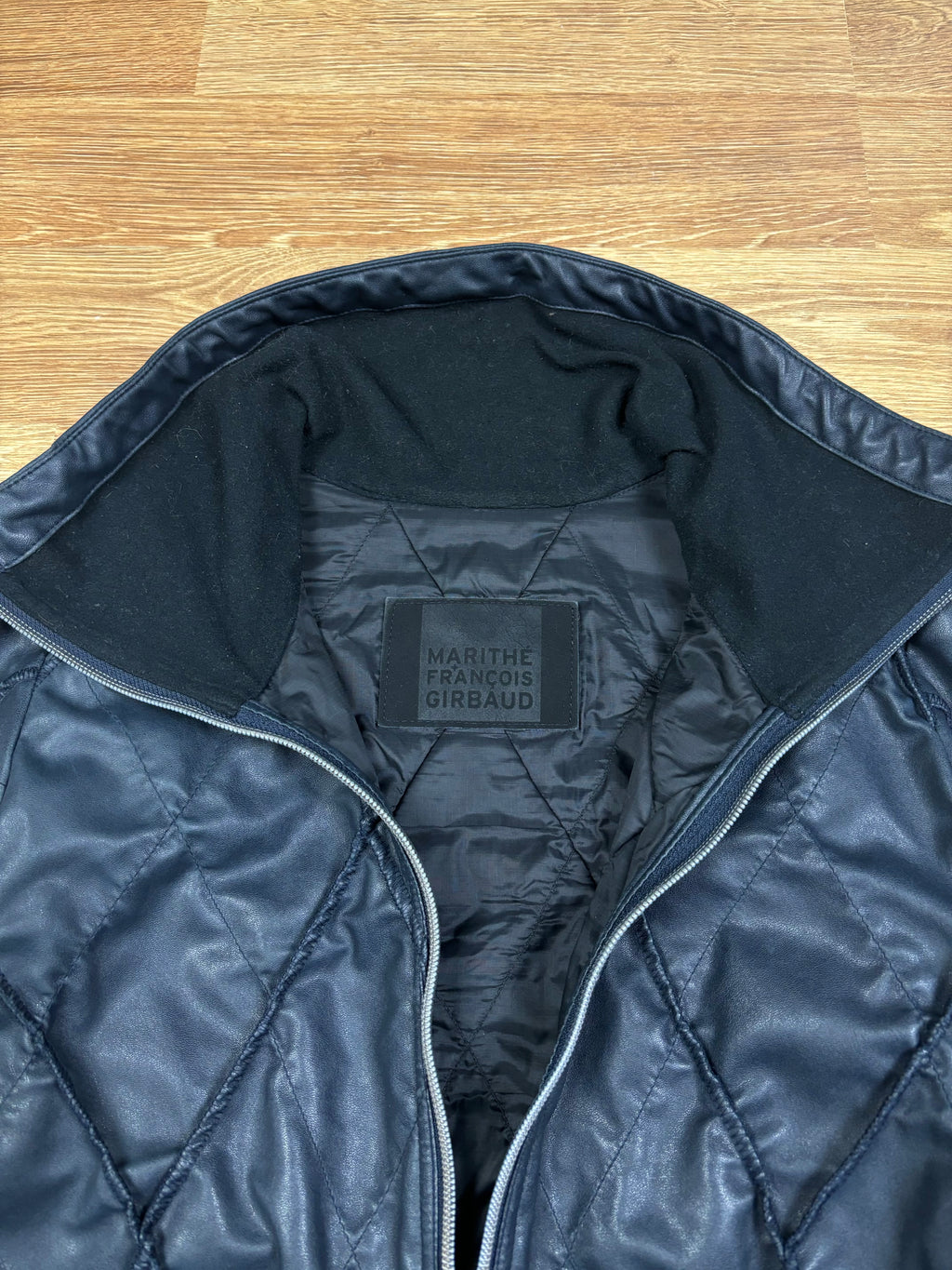 Marithé François Girbaud FW2000 Structured Navy Jacket