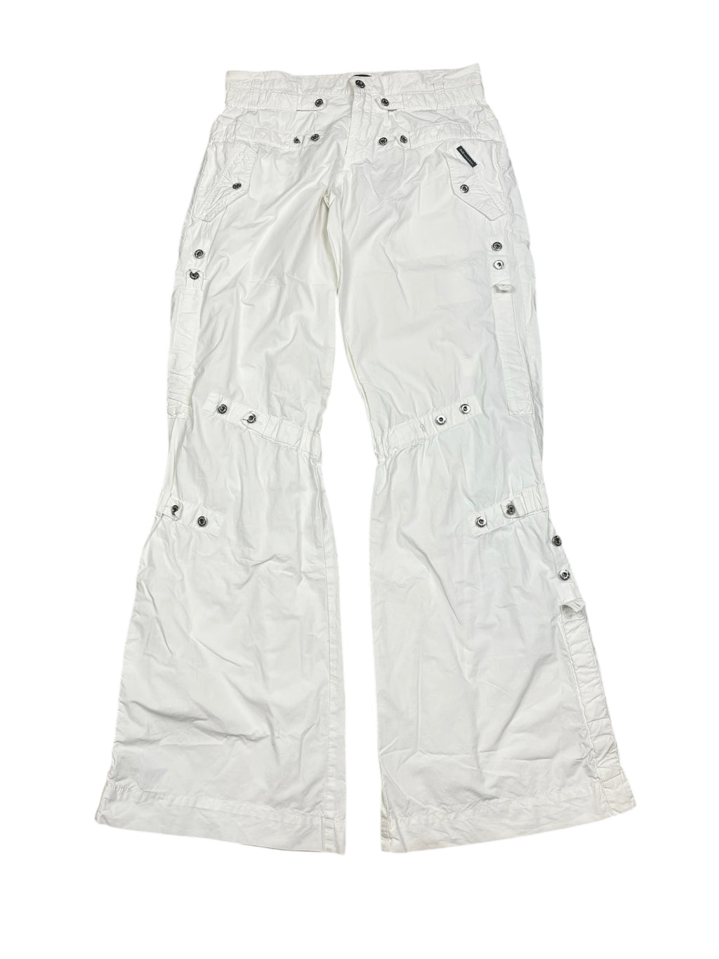 2000s Dolce & Gabbana White Cotton Cargo Pants