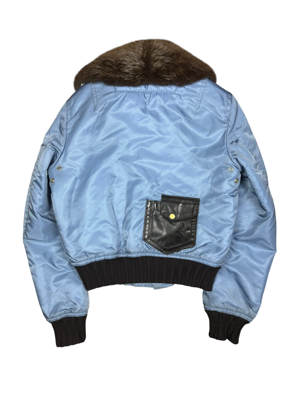 Dsquared2 AW2004 Runway Fur Collar Bomber Jacket