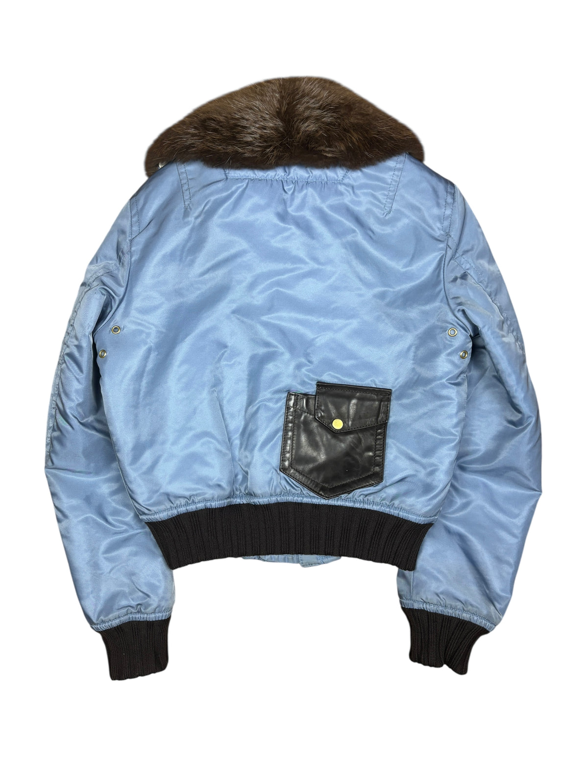 Dsquared2 AW2004 Runway Fur Collar Bomber Jacket