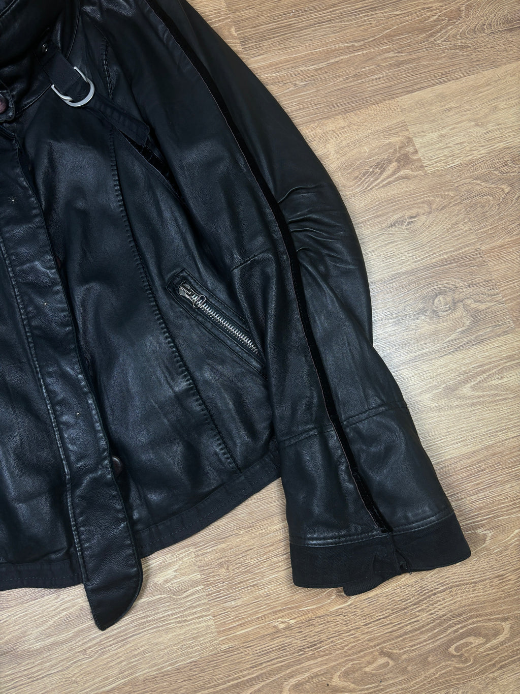 2000s Marithé + François Girbaud Lamb Leather Bondage Jacket