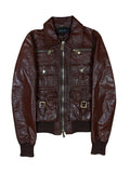 Gucci Frida Giannini Multipocket Leather Jacket