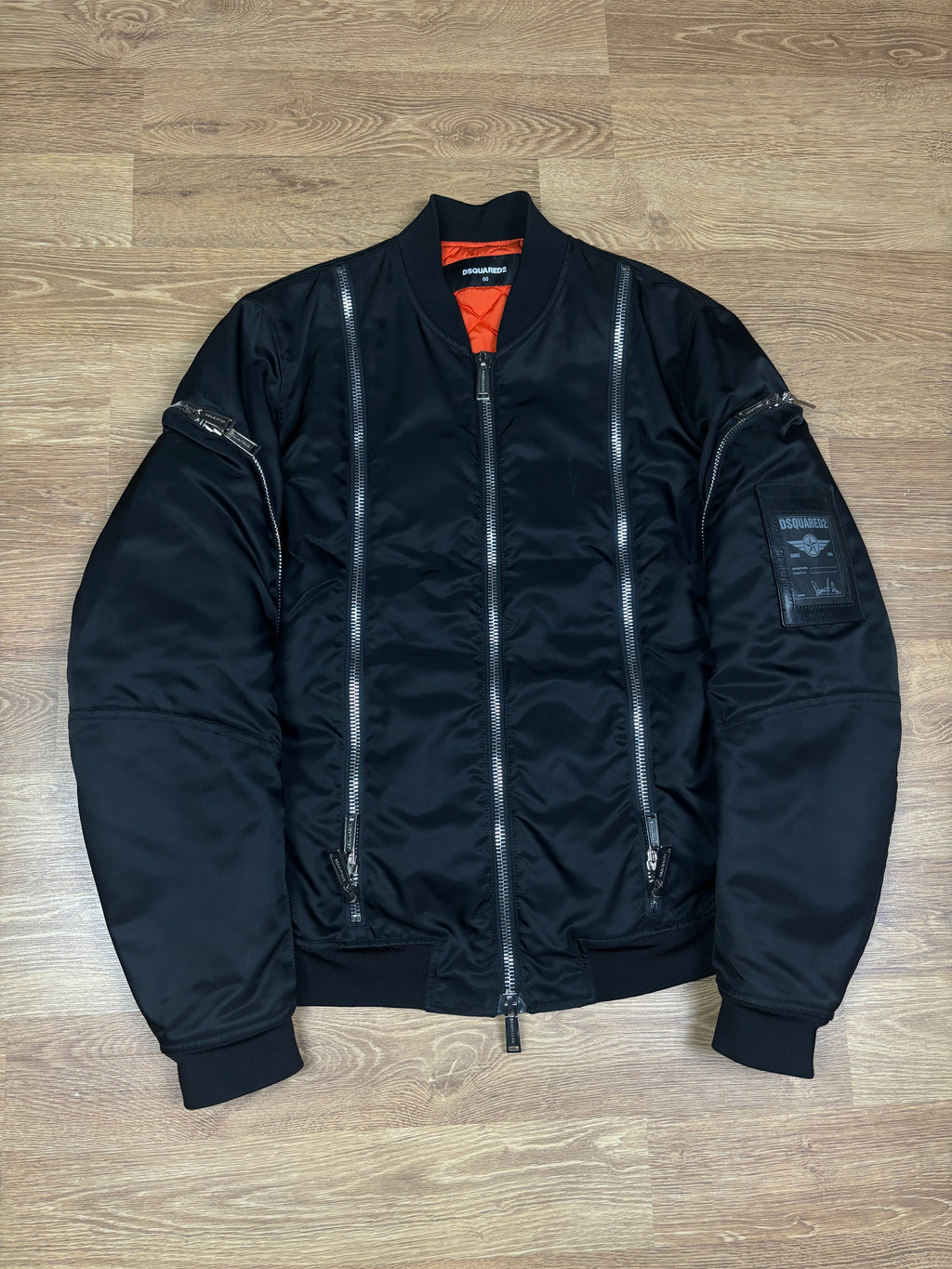 Chaqueta Bomber Dsquared2 Multicremallera